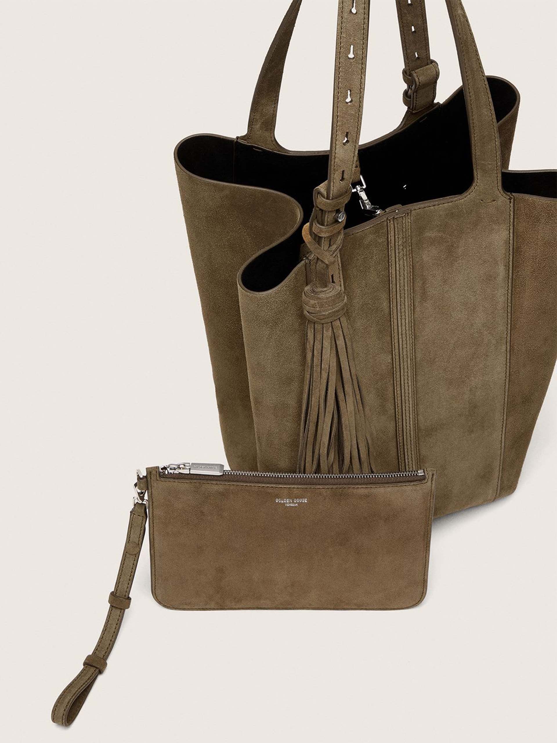 GOLDEN GOOSE - Tote Bag 24/7 aus Veloursleder