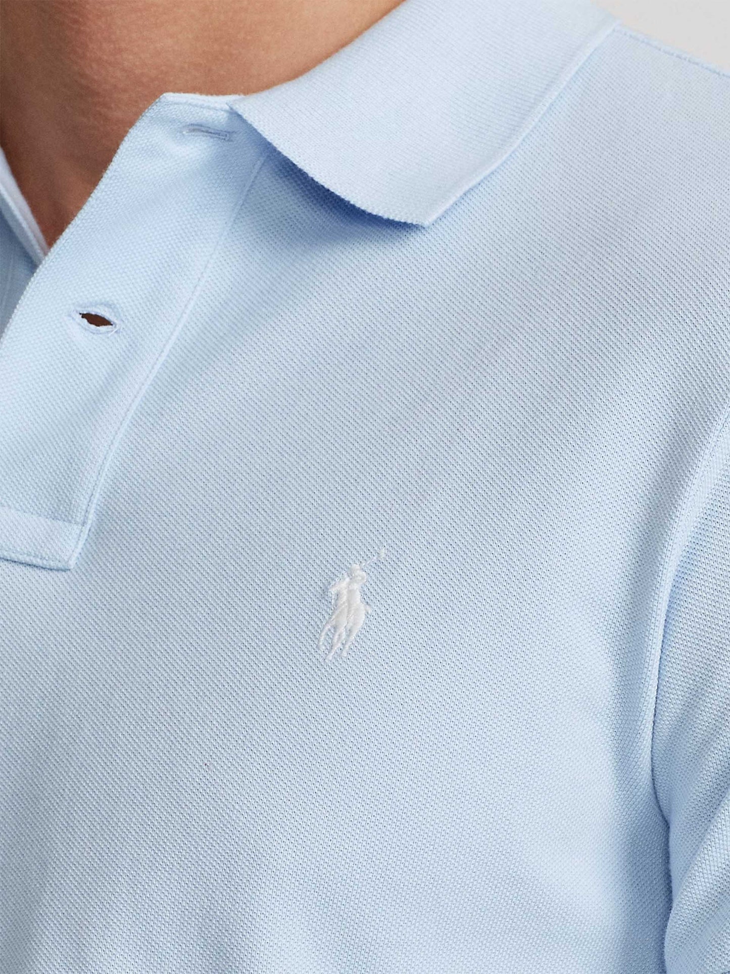 POLO RALPH LAUREN - Poloshirt aus Baumwoll-Piqué für Herren Hellblau - Light blue