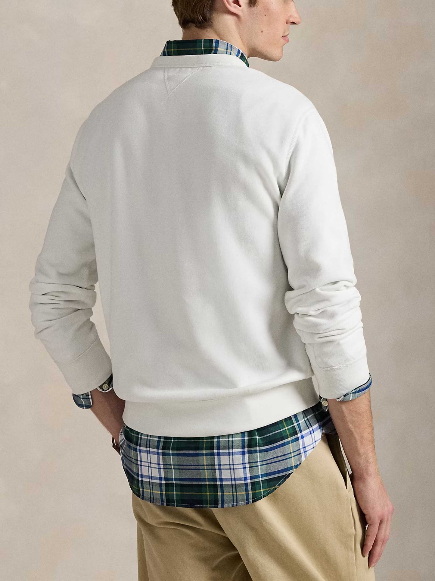 POLO RALPH LAUREN - Logo-Sweatshirt aus Fleece für Herren Weiß - White