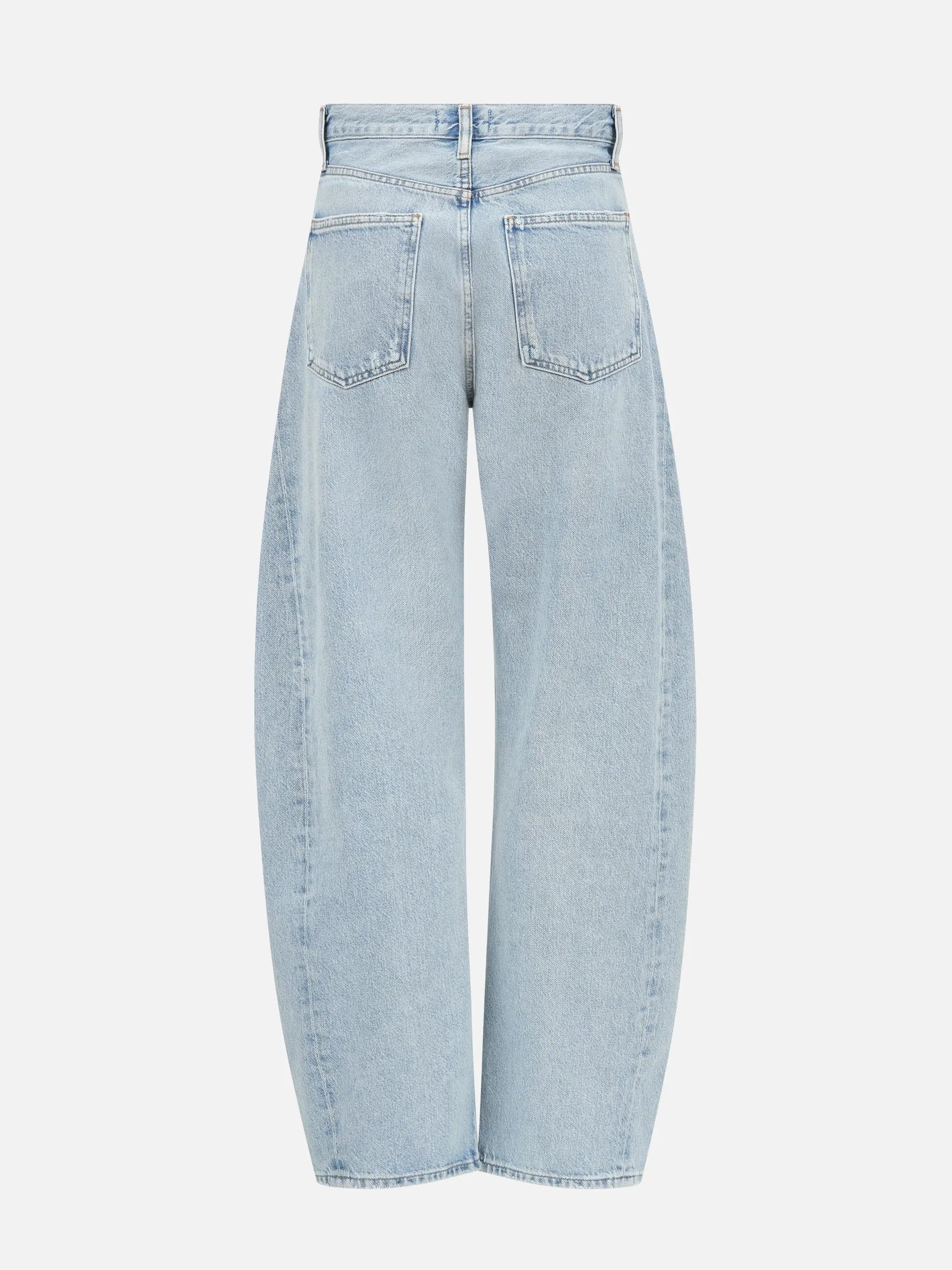 AGOLDE - High-Rise Jeans Luna für Damen Addition - Hellblau