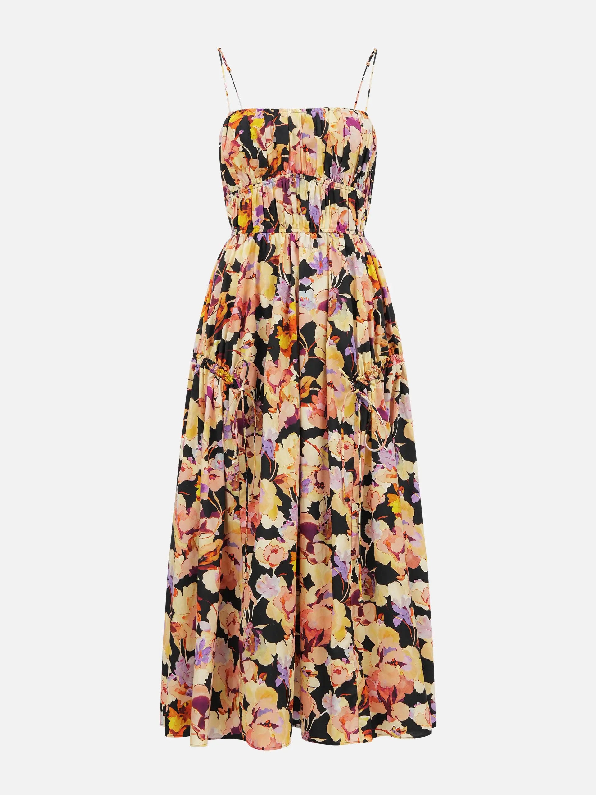 ULLA JOHNSON - Midikleid Vidri mit Blumen-Print für Damen