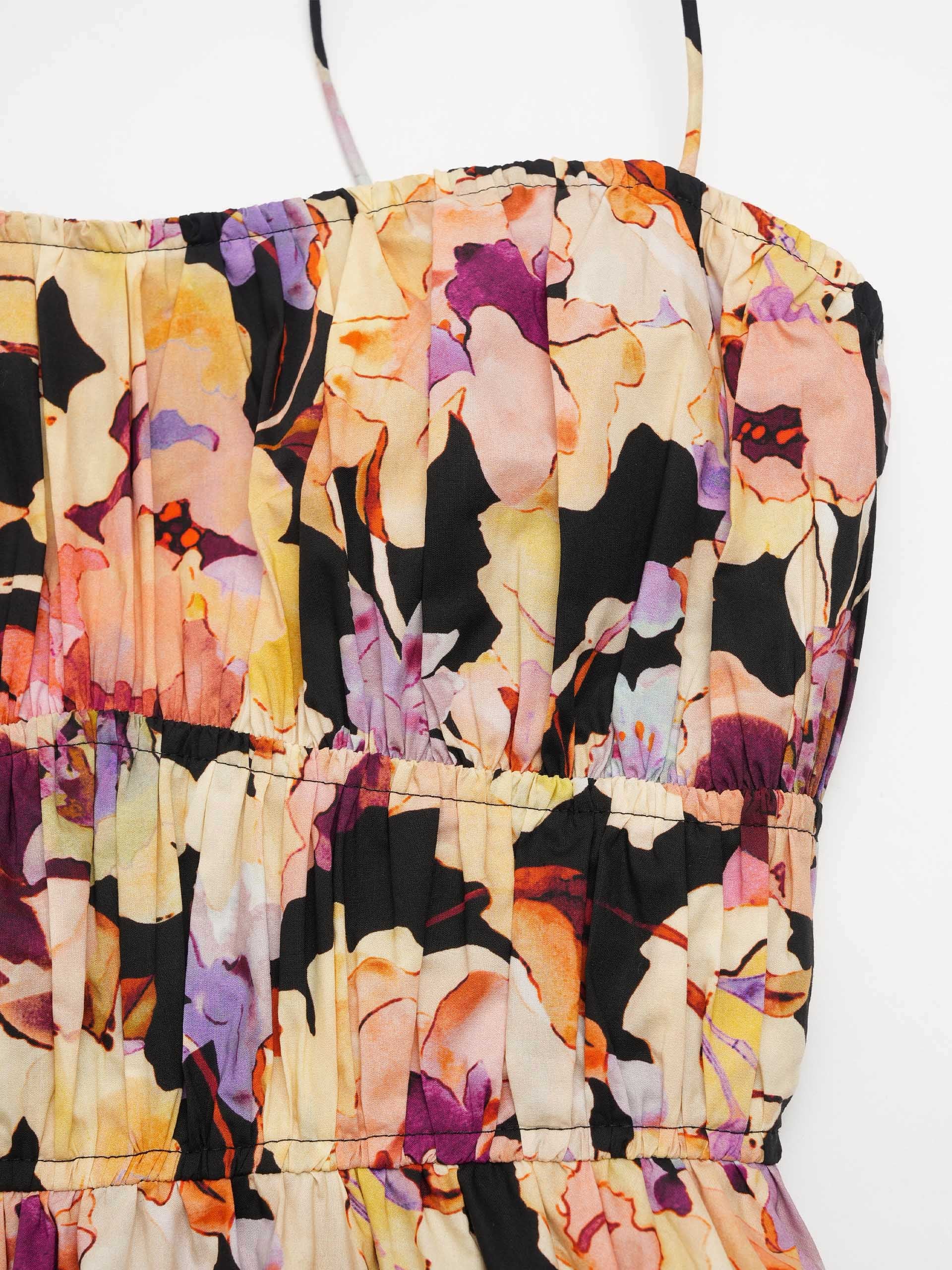 ULLA JOHNSON - Midikleid Vidri mit Blumen-Print für Damen