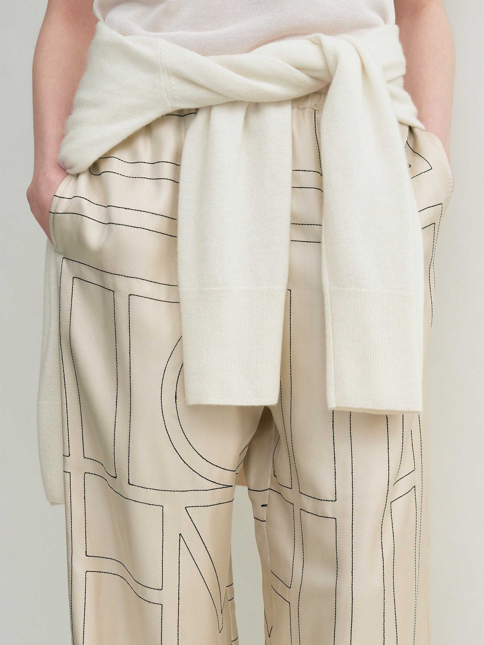TOTEME - PJ-Hose mit Monogramm für Damen