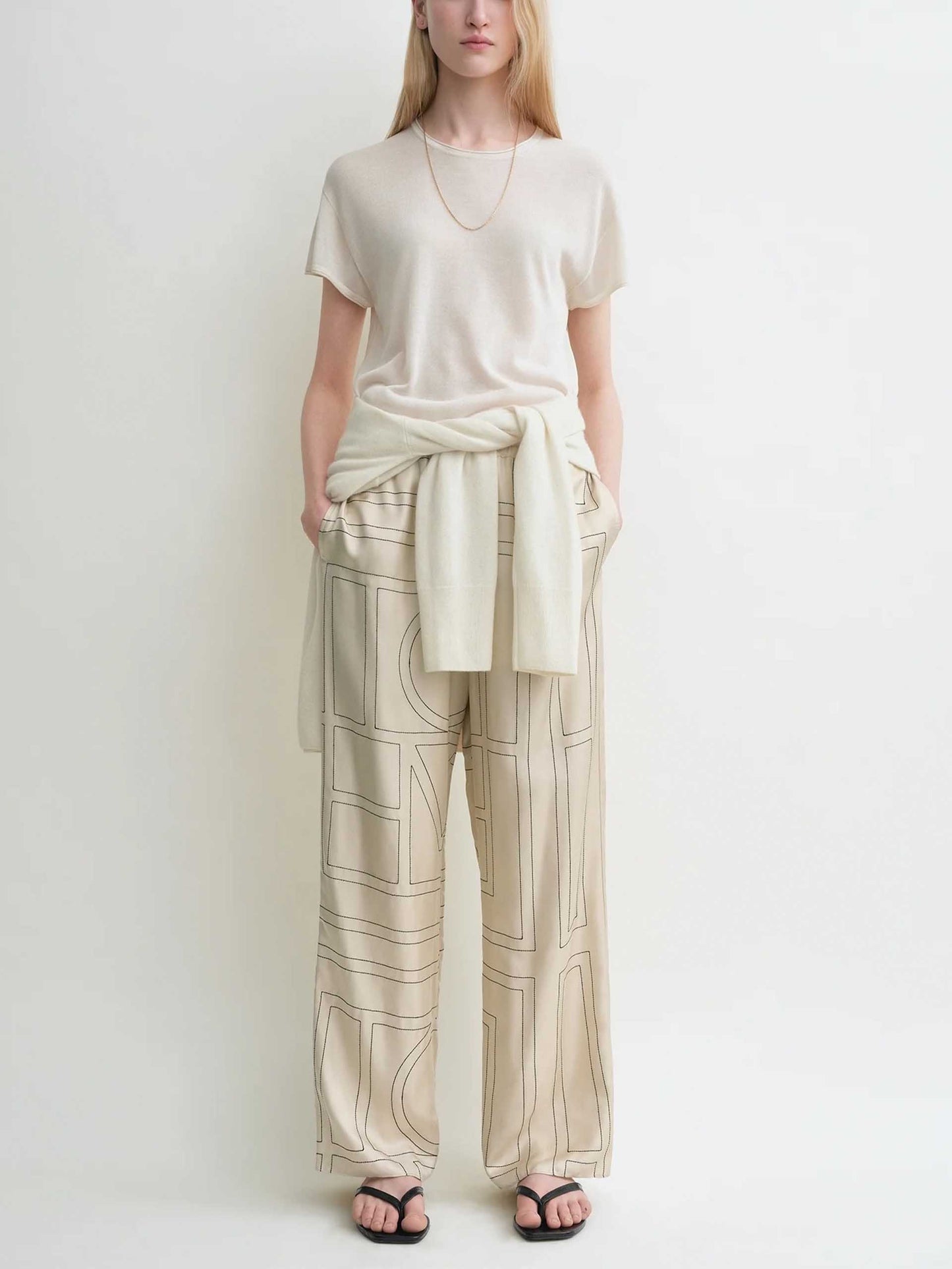 TOTEME - PJ-Hose mit Monogramm für Damen