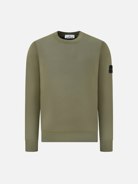 STONE ISLAND - Sweatshirt mit Kompass-Patch für Herren Armeegrün - Army green
