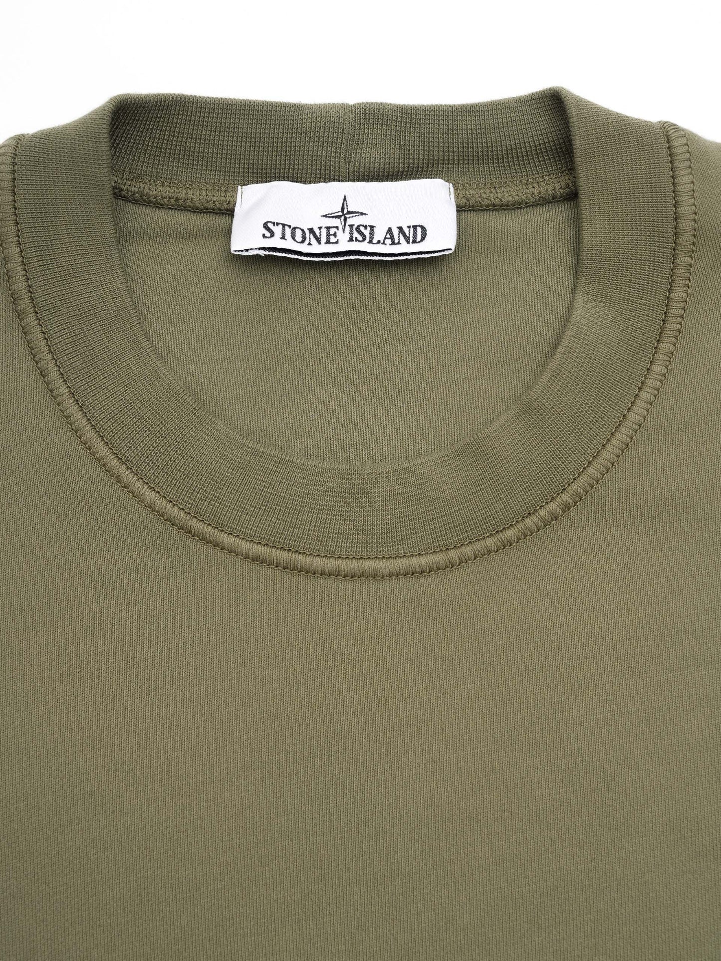 STONE ISLAND - Sweatshirt mit Kompass-Patch für Herren Armeegrün - Army green