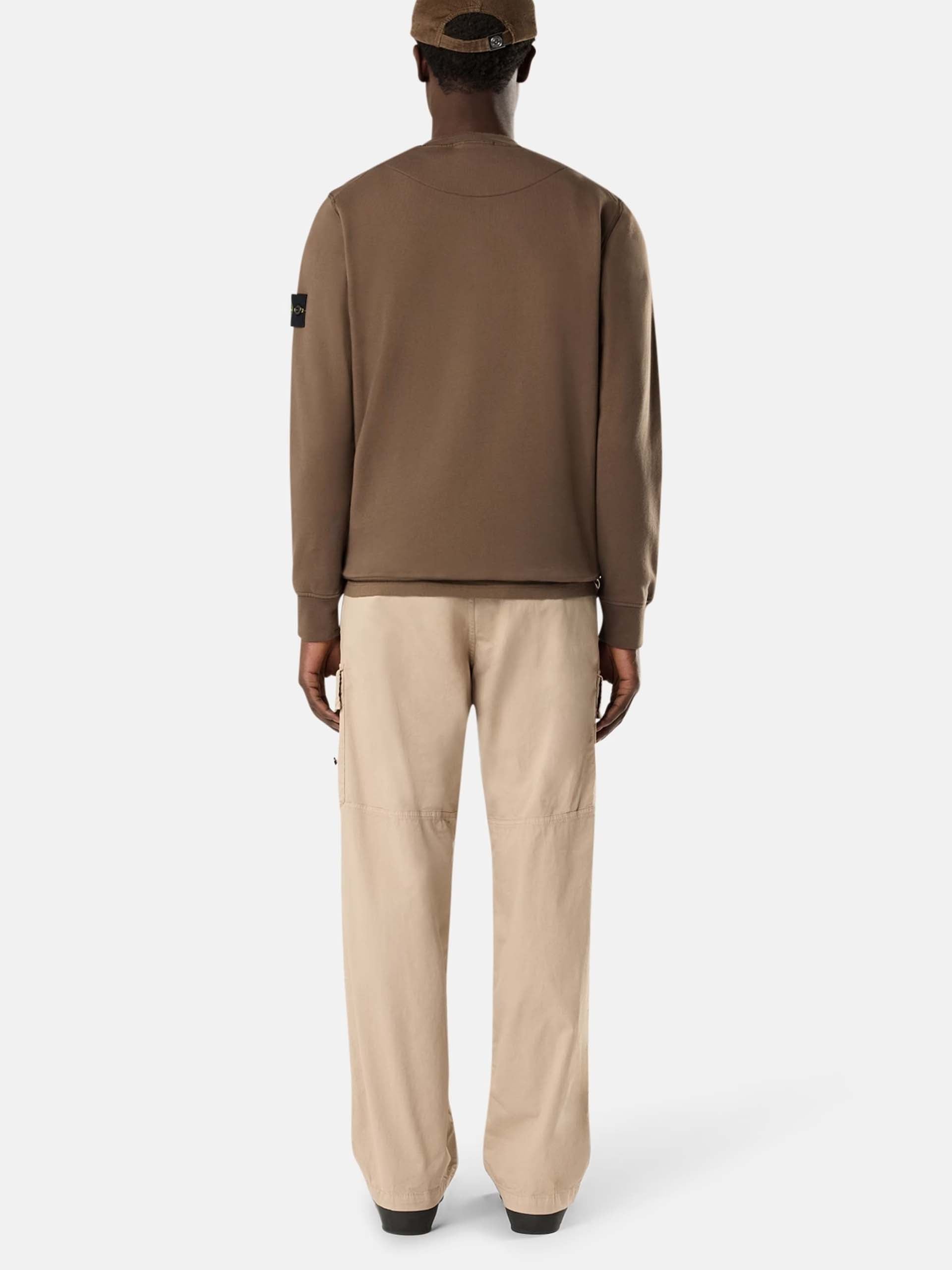 STONE ISLAND - Sweatshirt mit Kompass-Patch für Herren Braun - Brown
