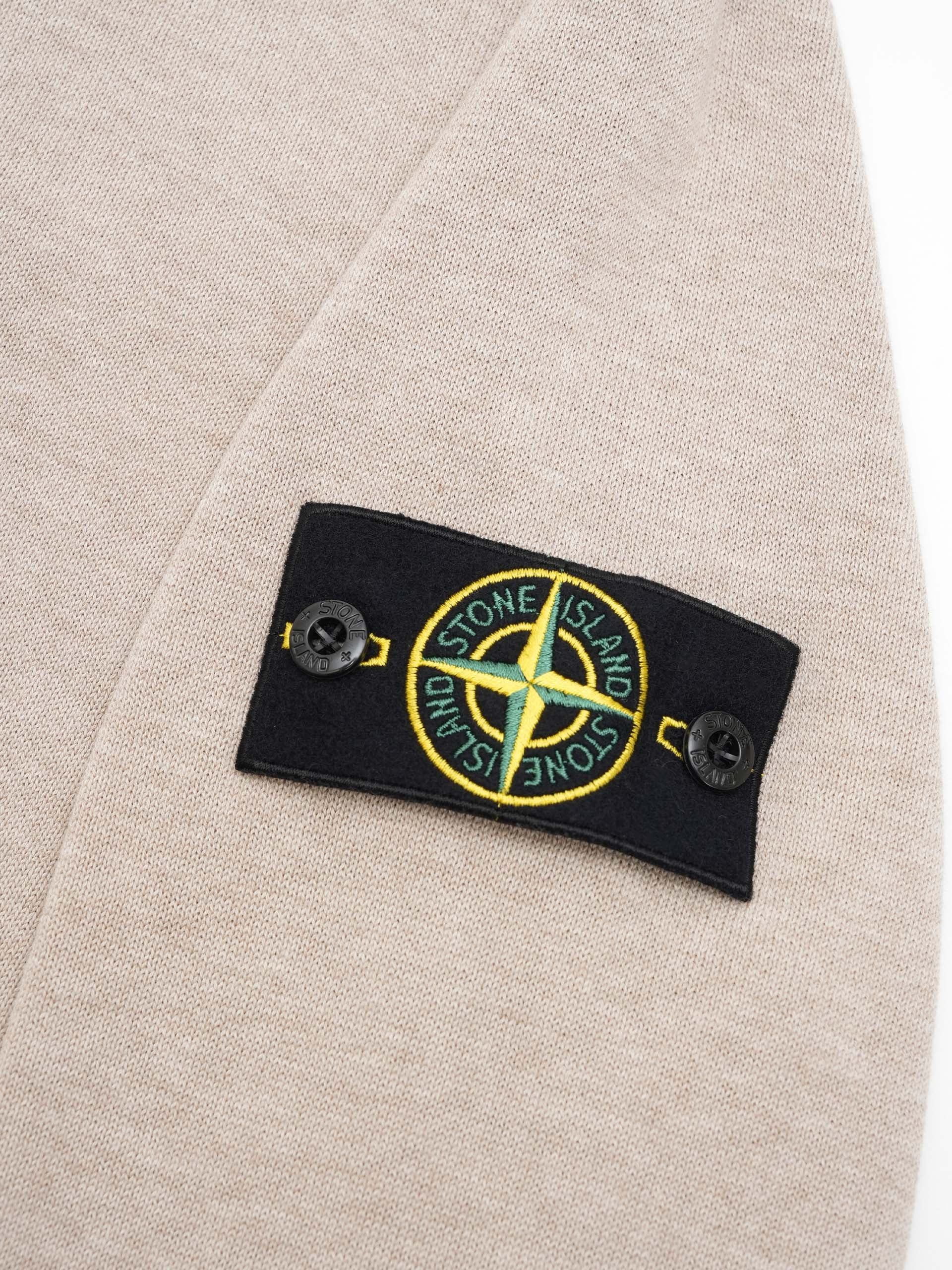 STONE ISLAND - Strickpullover aus Baumwolle für Herren Sand Beige