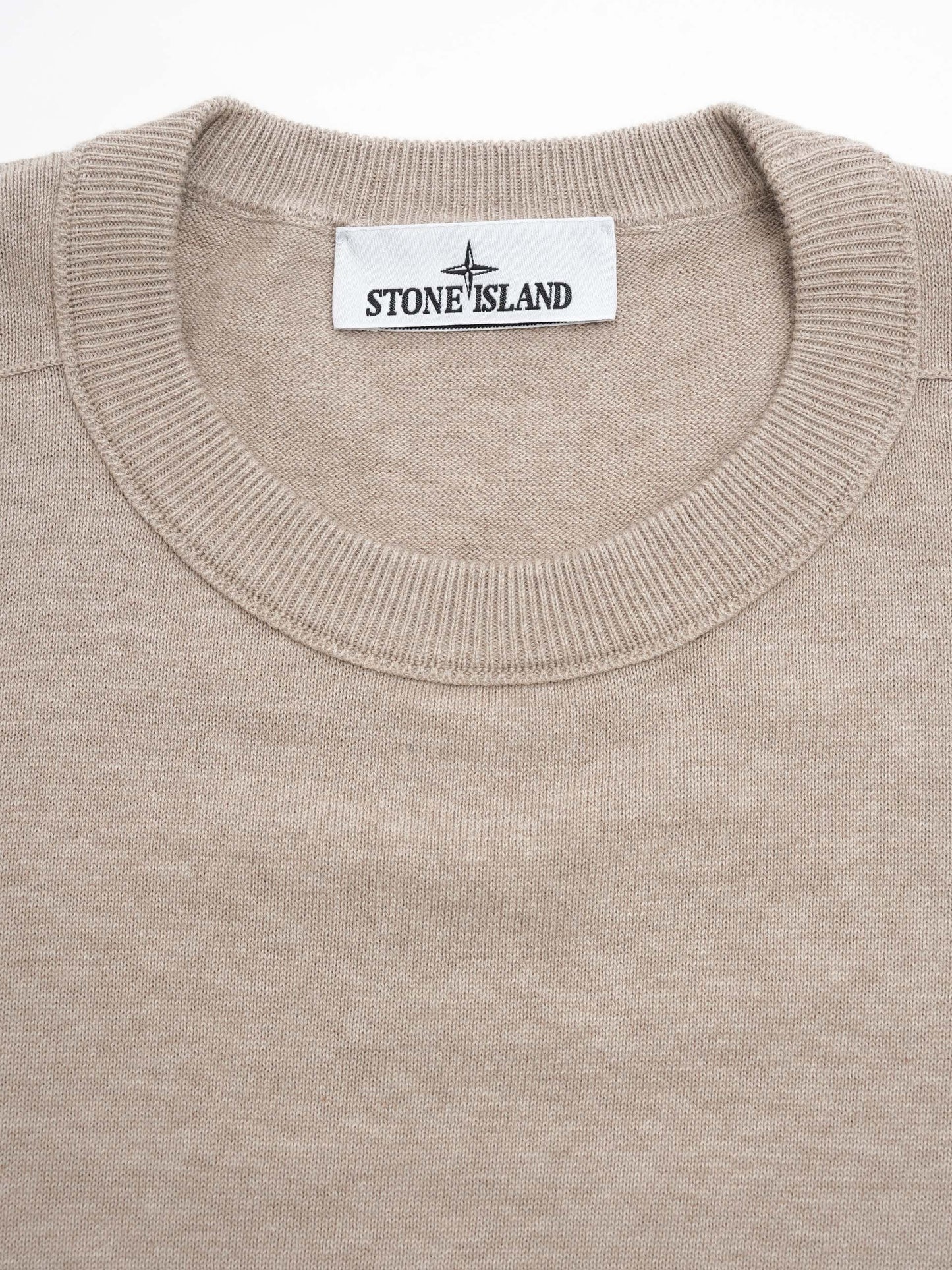 STONE ISLAND - Strickpullover aus Baumwolle für Herren Sand Beige