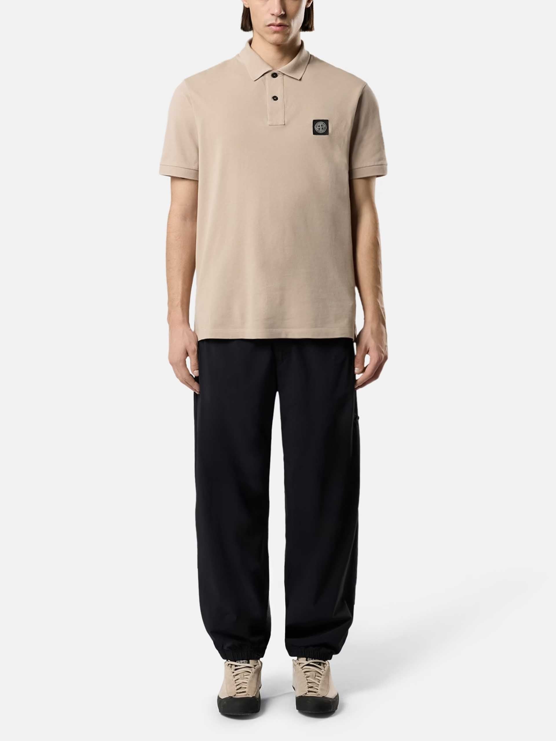 STONE ISLAND - Poloshirt aus Baumwollpiqué für Herren