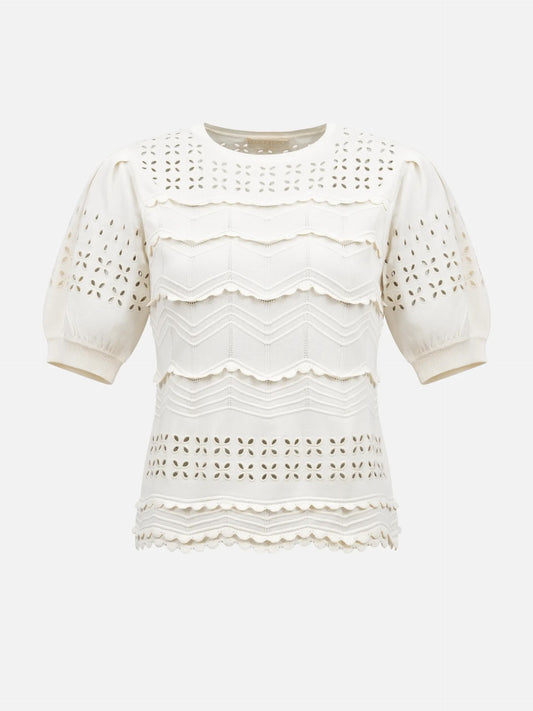 ULLA JOHNSON - Strick-Top Marcelena für Damen Off-White