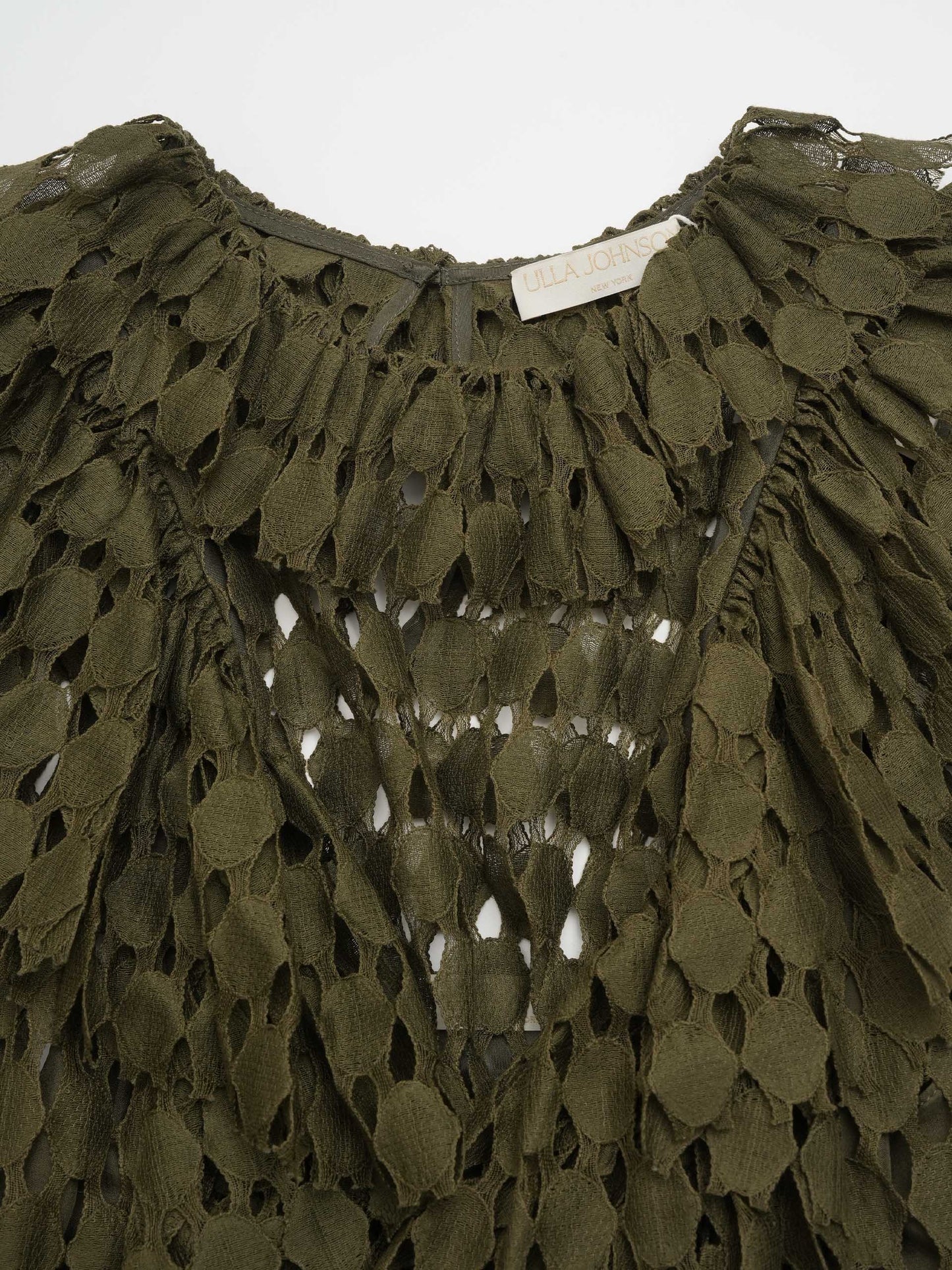 ULLA JOHNOSN - Spitzen-Top Daevy für Damen Olivgrün - Olive green