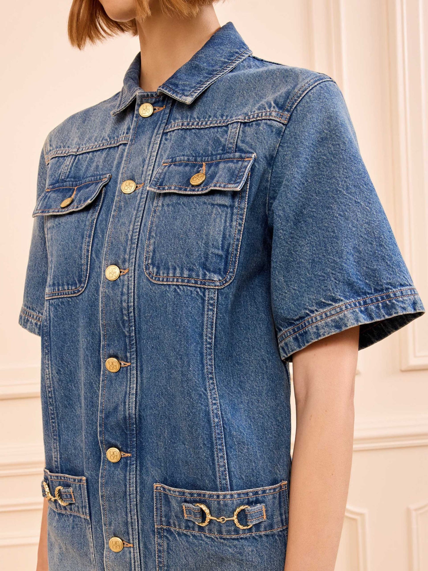 ULLA JOHNSON - Jeanskleid Painters für Damen