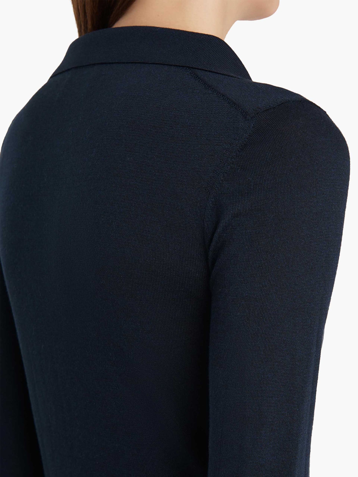 KHAITE - Polopullover Mikel aus Seide für Damen Marineblau - Midnight Navy