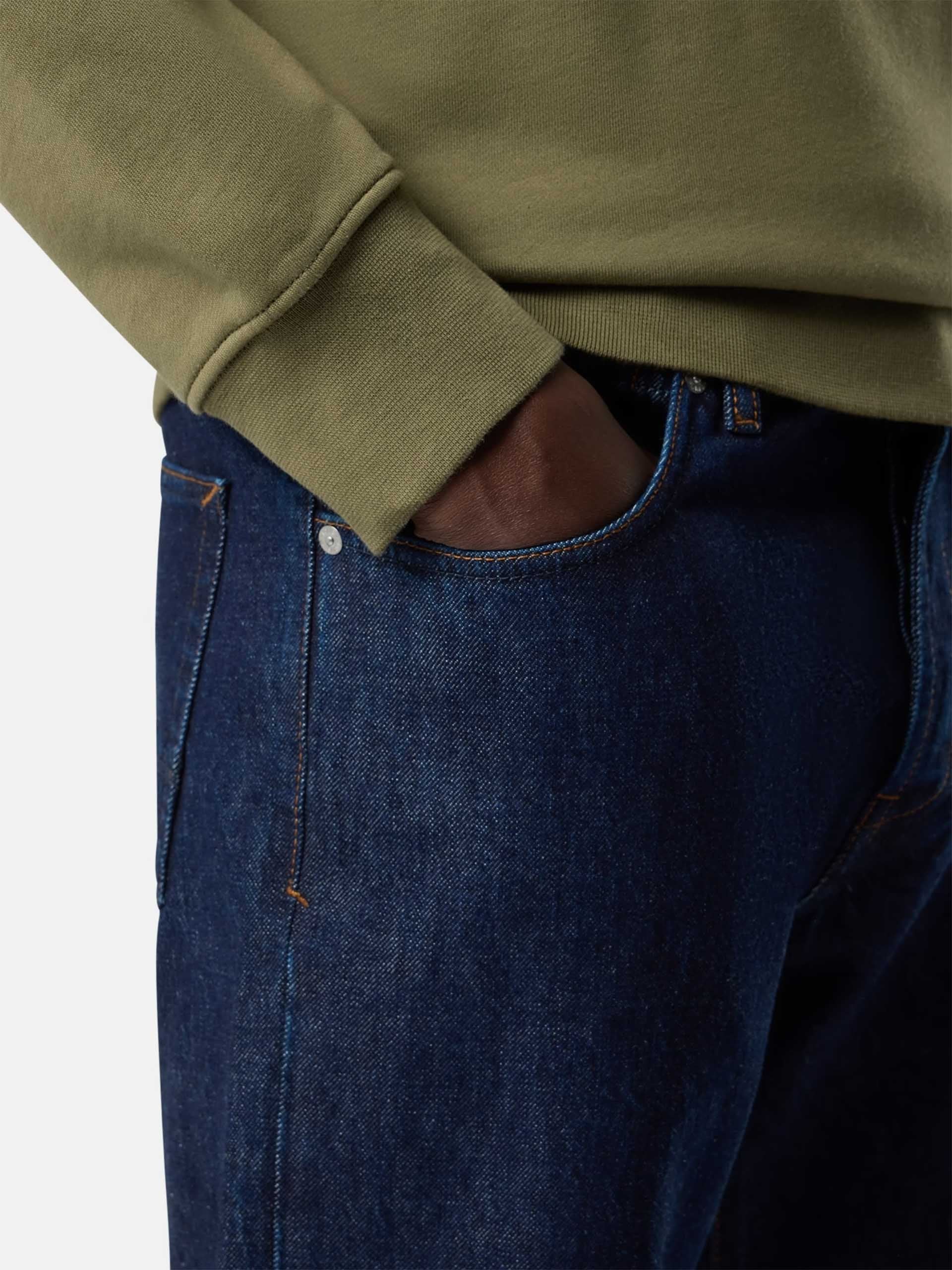 STONE ISLAND - Straight Jeans aus Rinse-Denim für Herren Dunkelblau - Blue Rinse