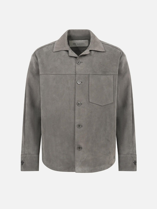 AMI PARIS - Overshirt aus Veloursleder für Herren