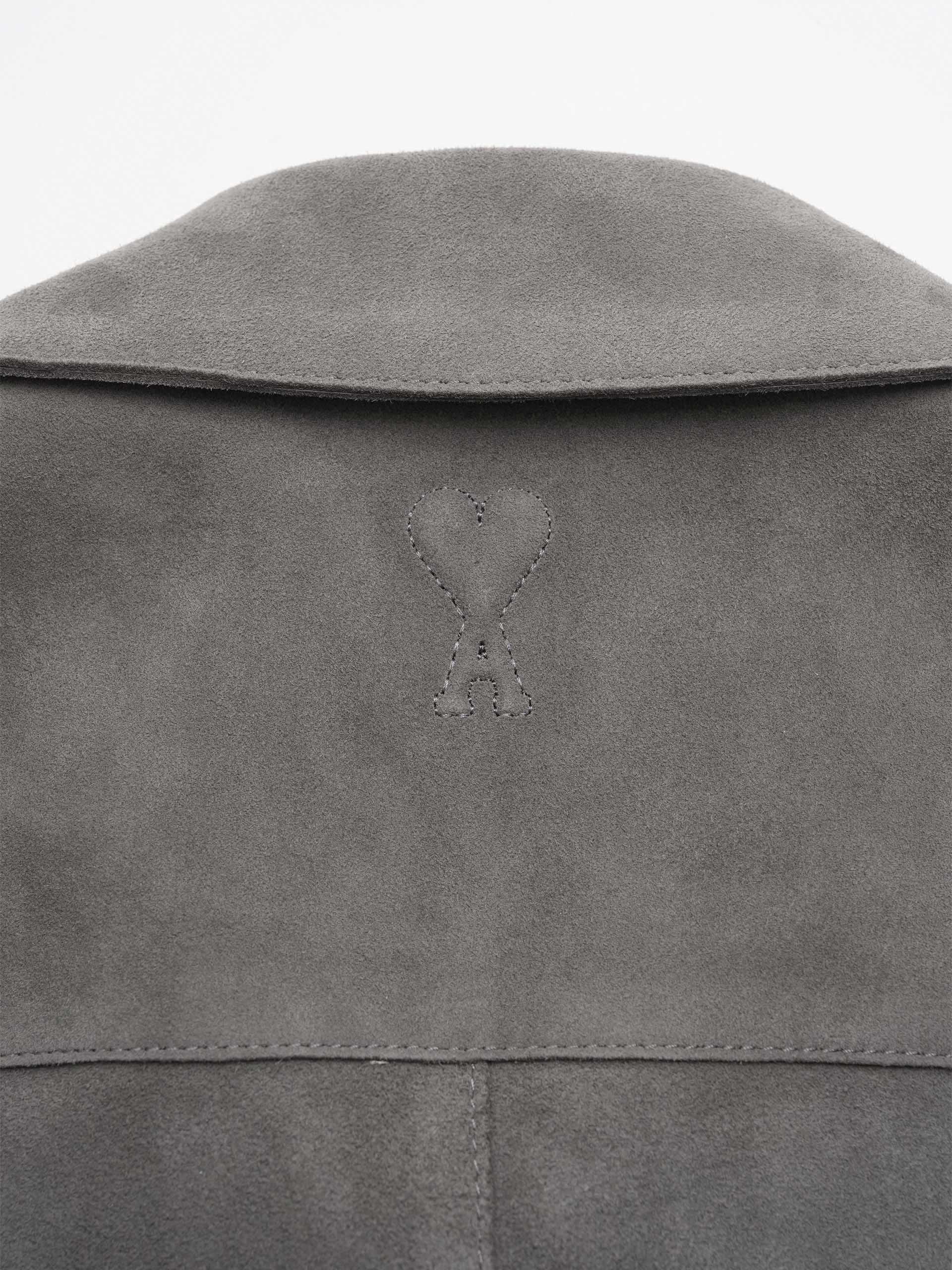 AMI PARIS - Overshirt aus Veloursleder für Herren