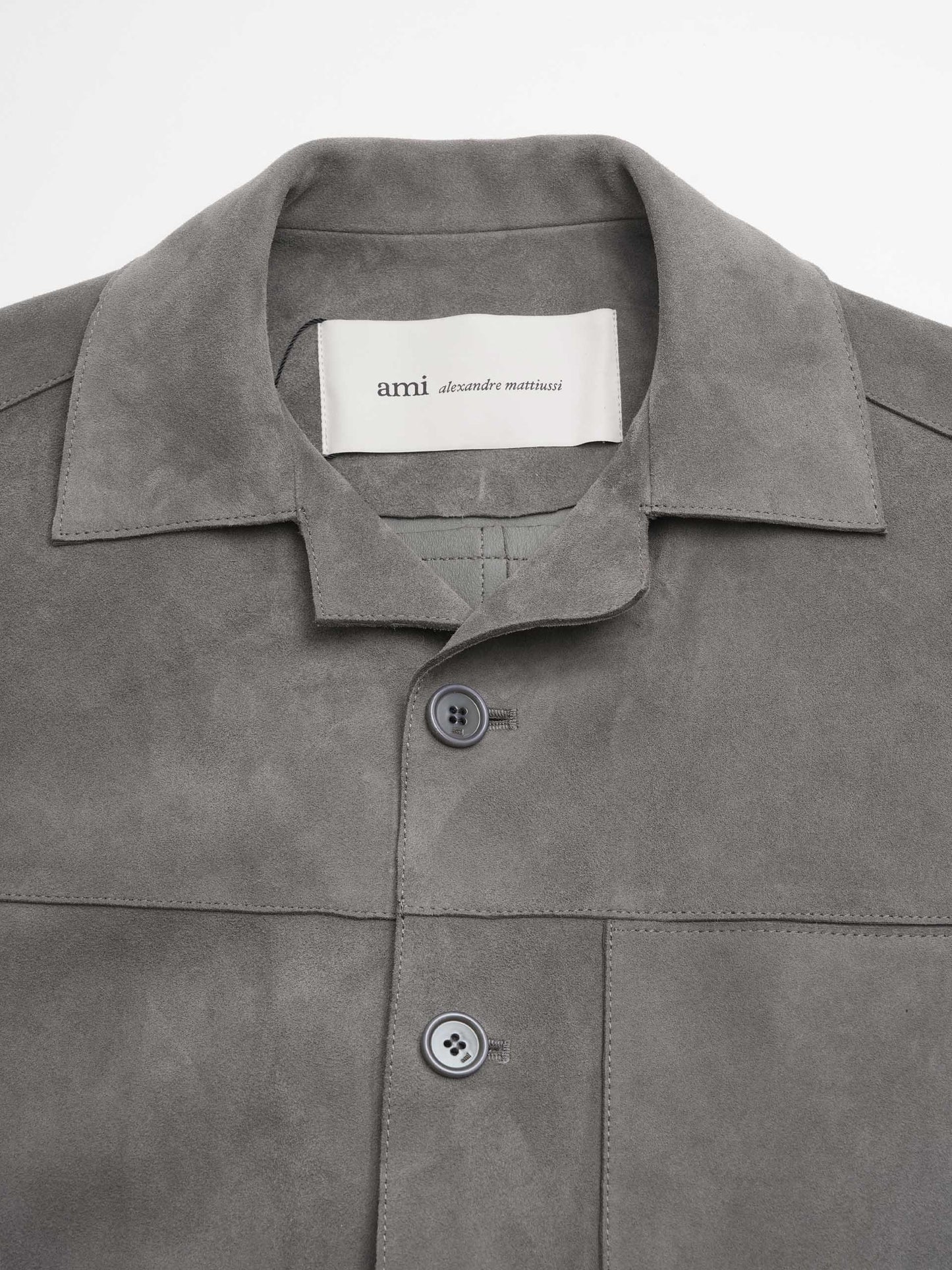 AMI PARIS - Overshirt aus Veloursleder für Herren