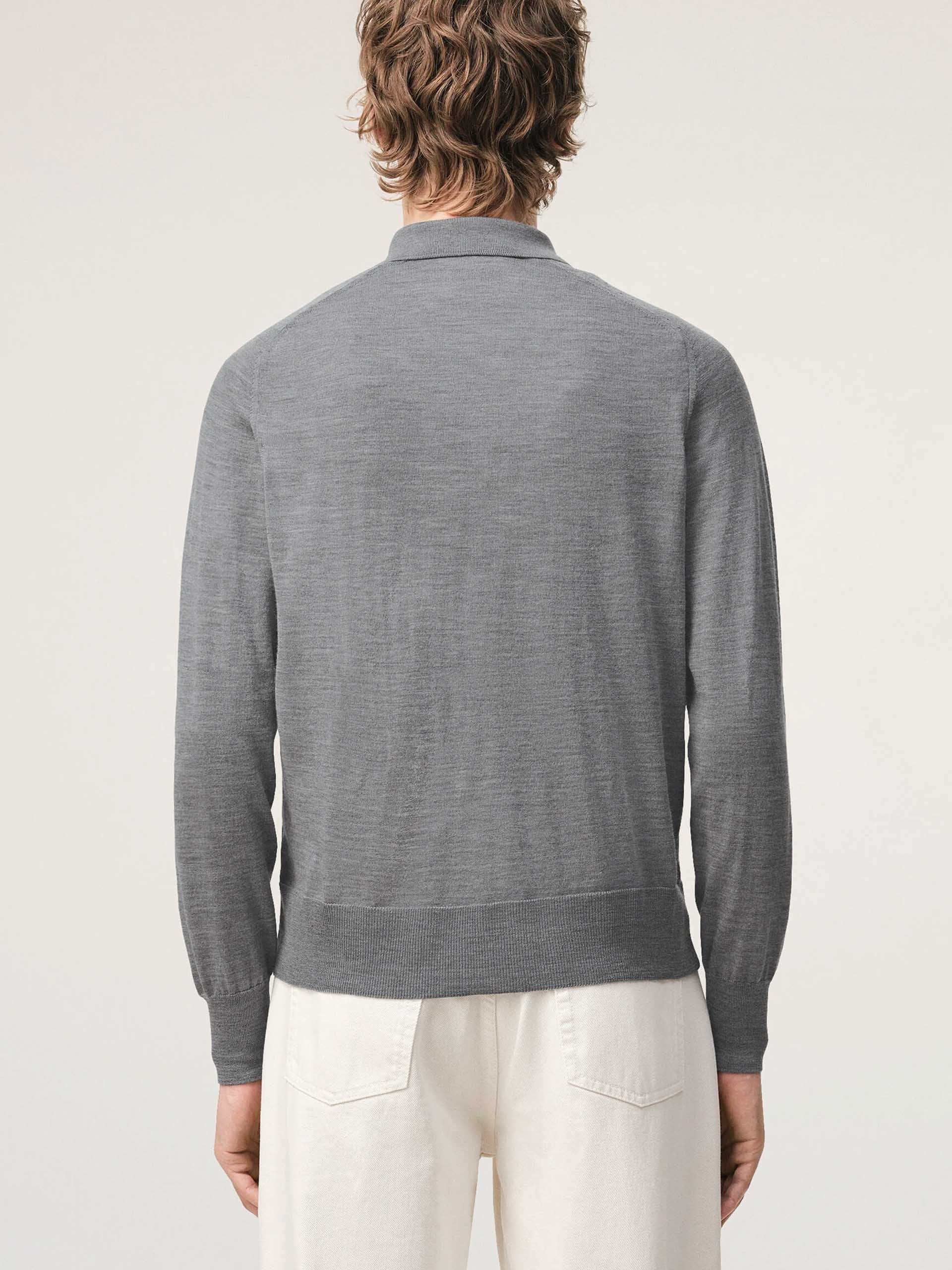 AMI PARIS - Polo-Cardigan aus Merinowolle für Herren