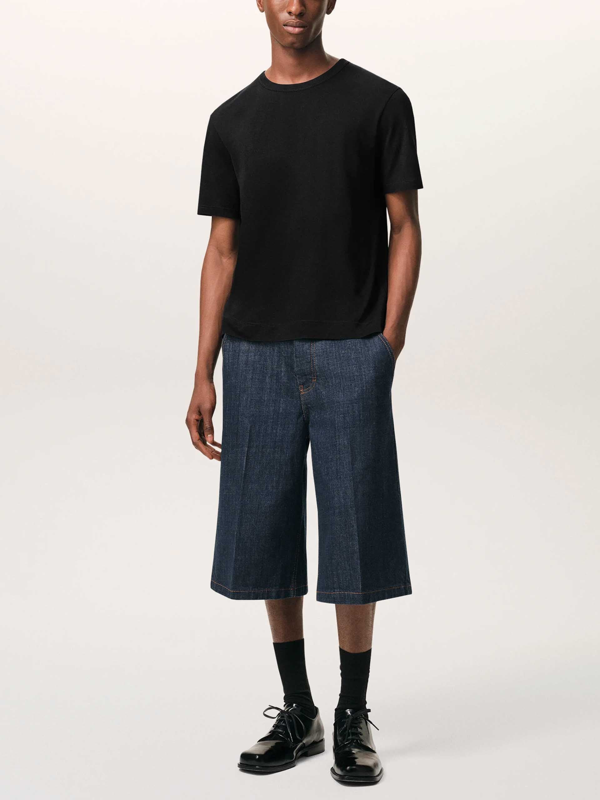 AMI PARIS - T-Shirt Ami De Coeur aus Baumwolljersey Schwarz - Black