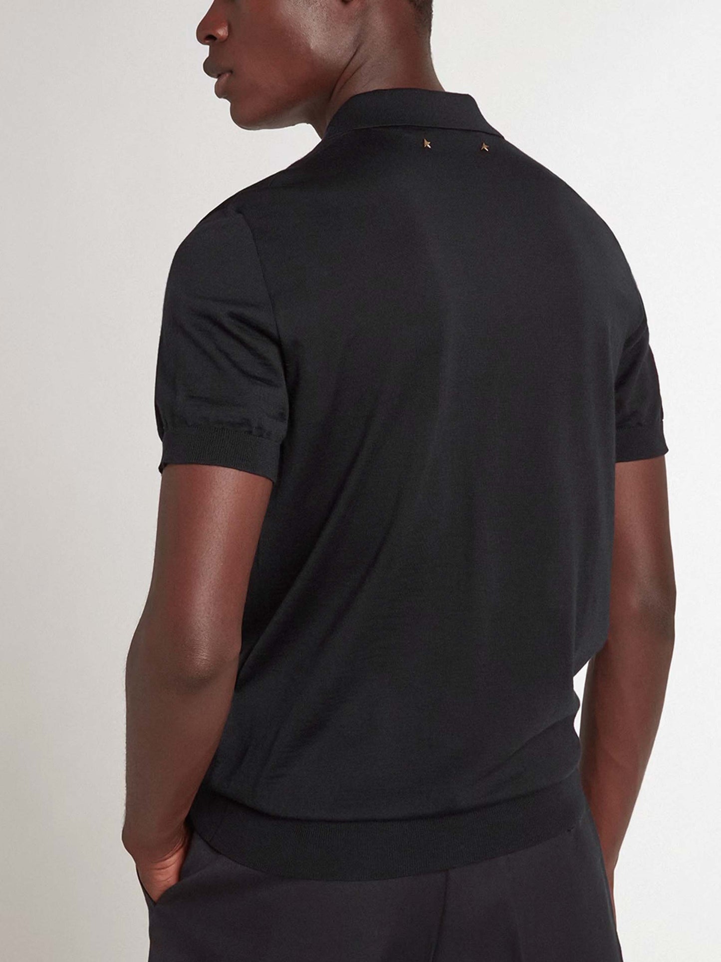 GOLDEN GOOSE - Strickpolo aus Merinowolle für Herren