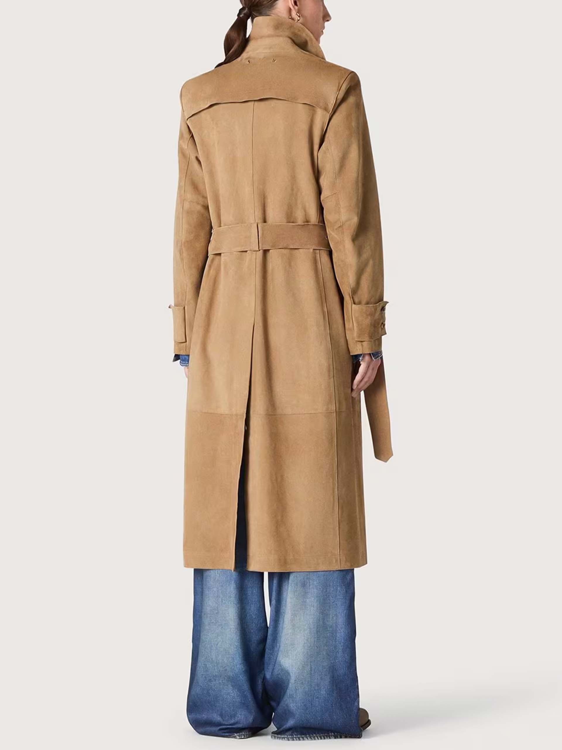 GOLDEN GOOSE - Trenchcoat aus Veloursleder für Damen
