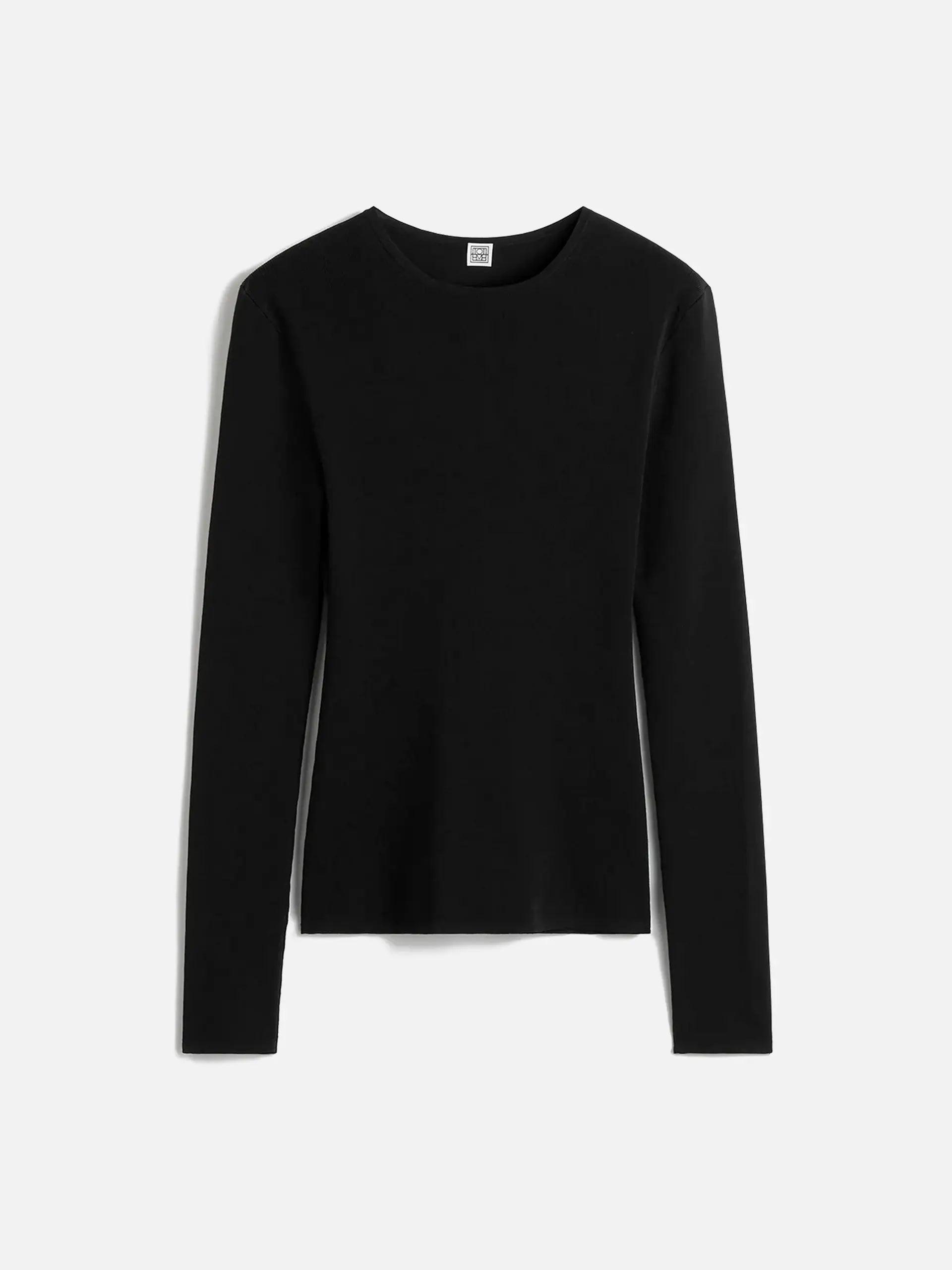 TOTEME - Langarm-Top aus Baumwolle für Damen Schwarz - Black