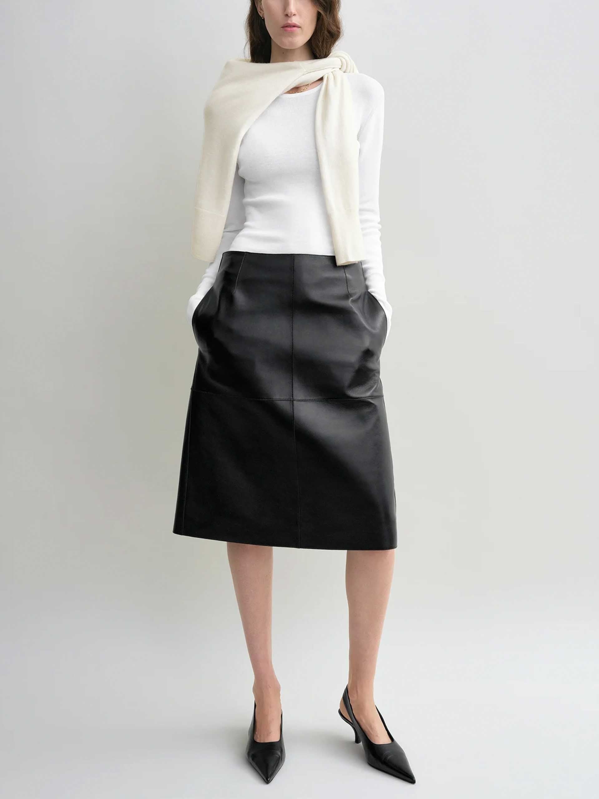 TOTEME - Langarm-Top aus Baumwolle für Damen Weiß - White