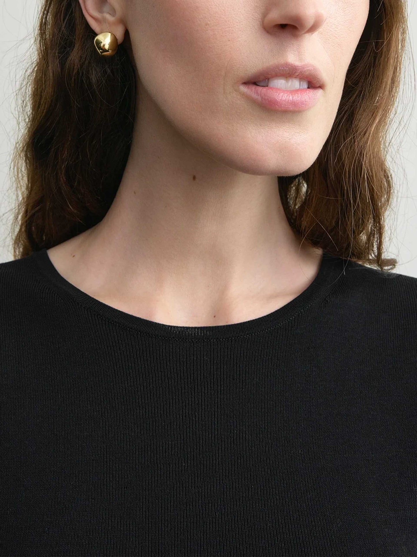 TOTEME - Langarm-Top aus Baumwolle für Damen Schwarz - Black