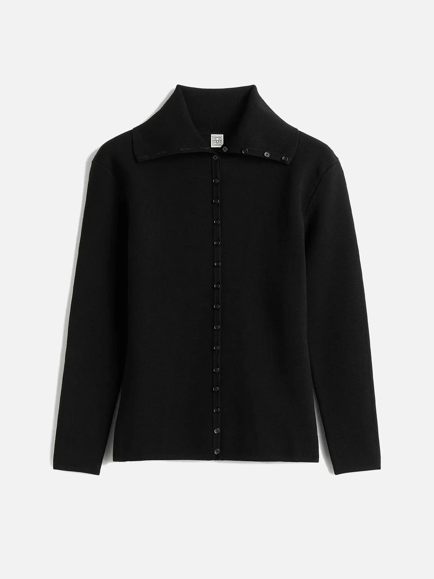 TOTEME - Polo-Cardigan aus Viskose-Mix für Damen Schwarz - Black