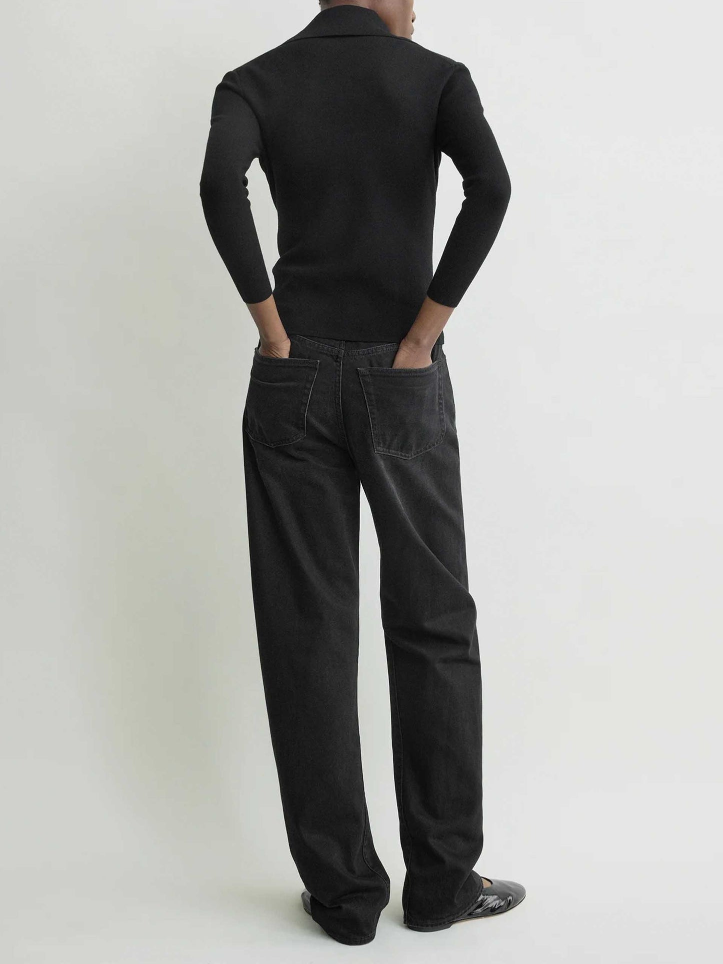 TOTEME - Polo-Cardigan aus Viskose-Mix für Damen Schwarz - Black