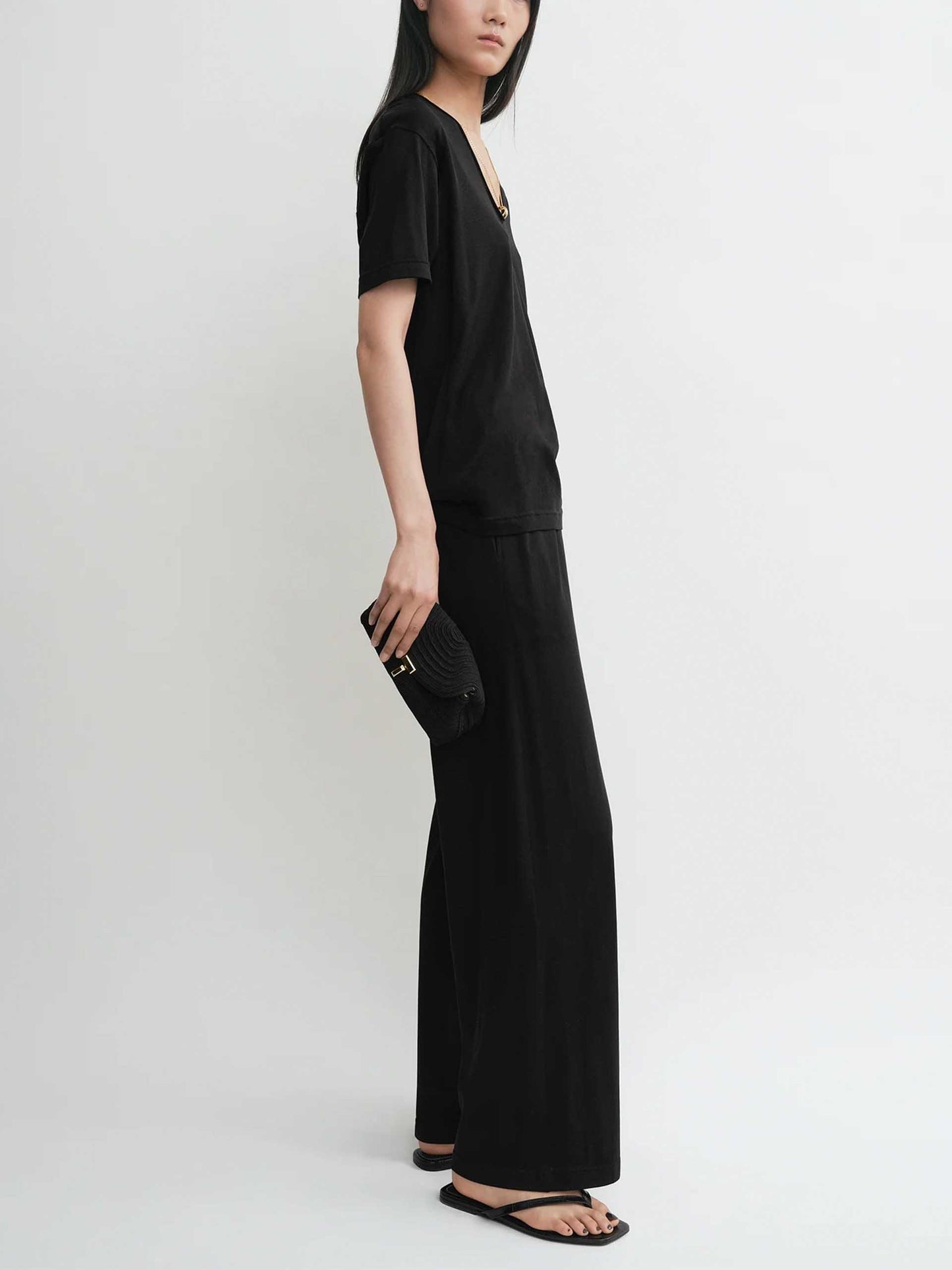 TOTEME - Hose aus Seiden-Baumwoll-Jersey für Damen