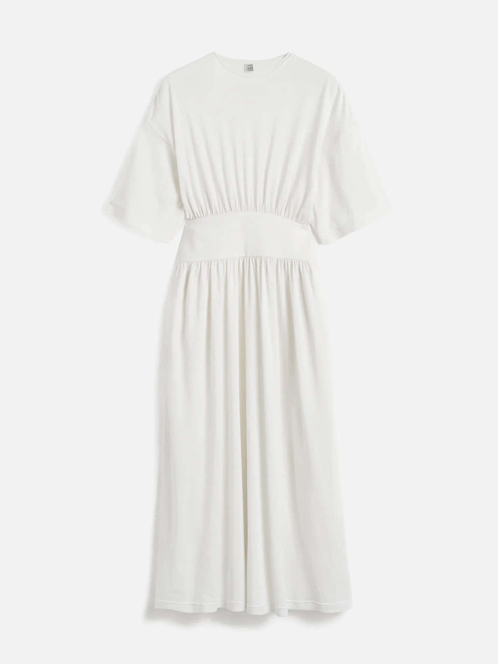 TOTEME - Kleid aus Seiden-Baumwoll-Jersey für Damen Off-White