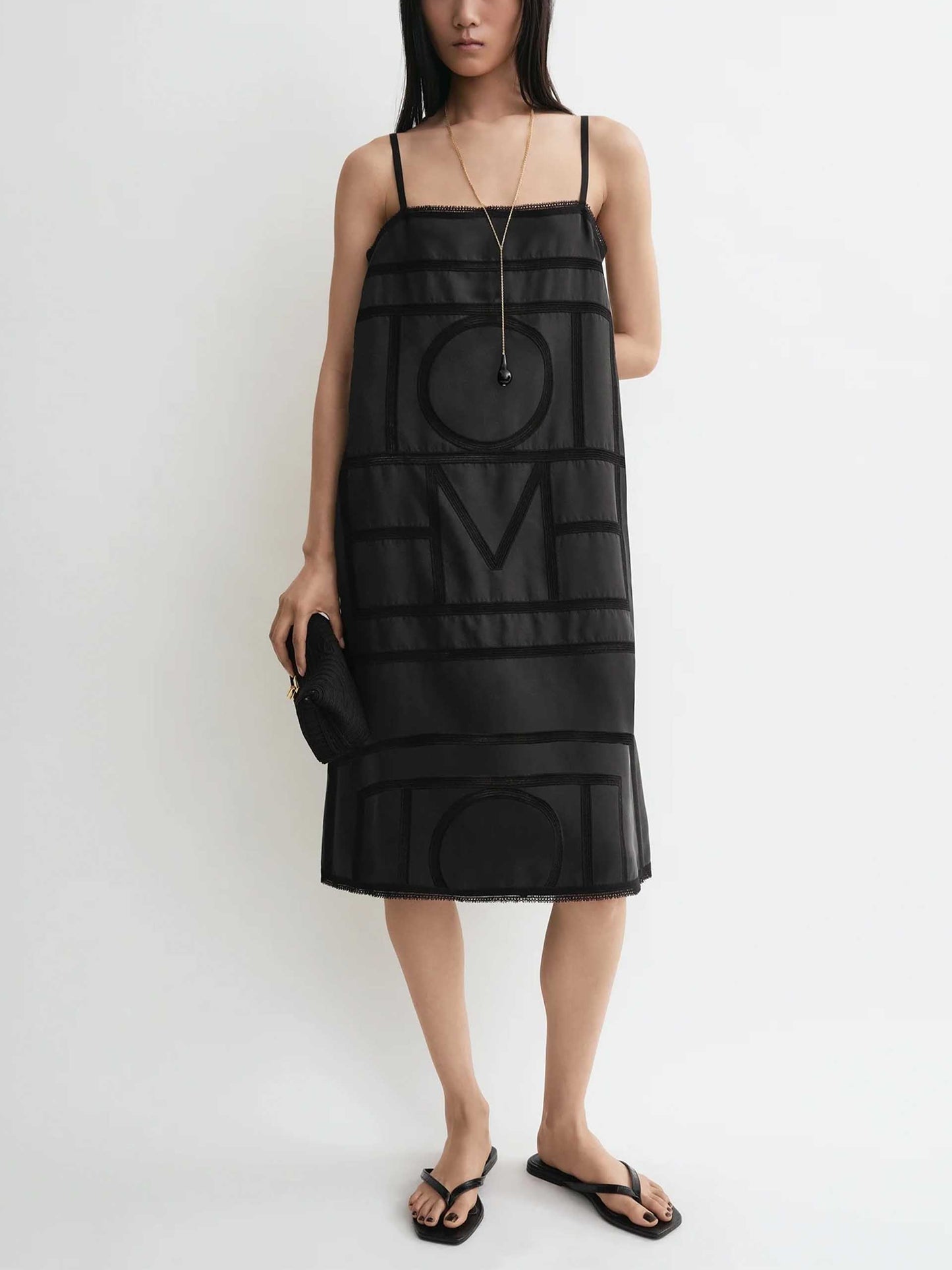TOTEME - Seidenkleid mit Monogramm für Damen