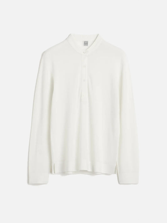 TOTEME - Strick-Top mit Halbknopfleiste für Damen Off-White