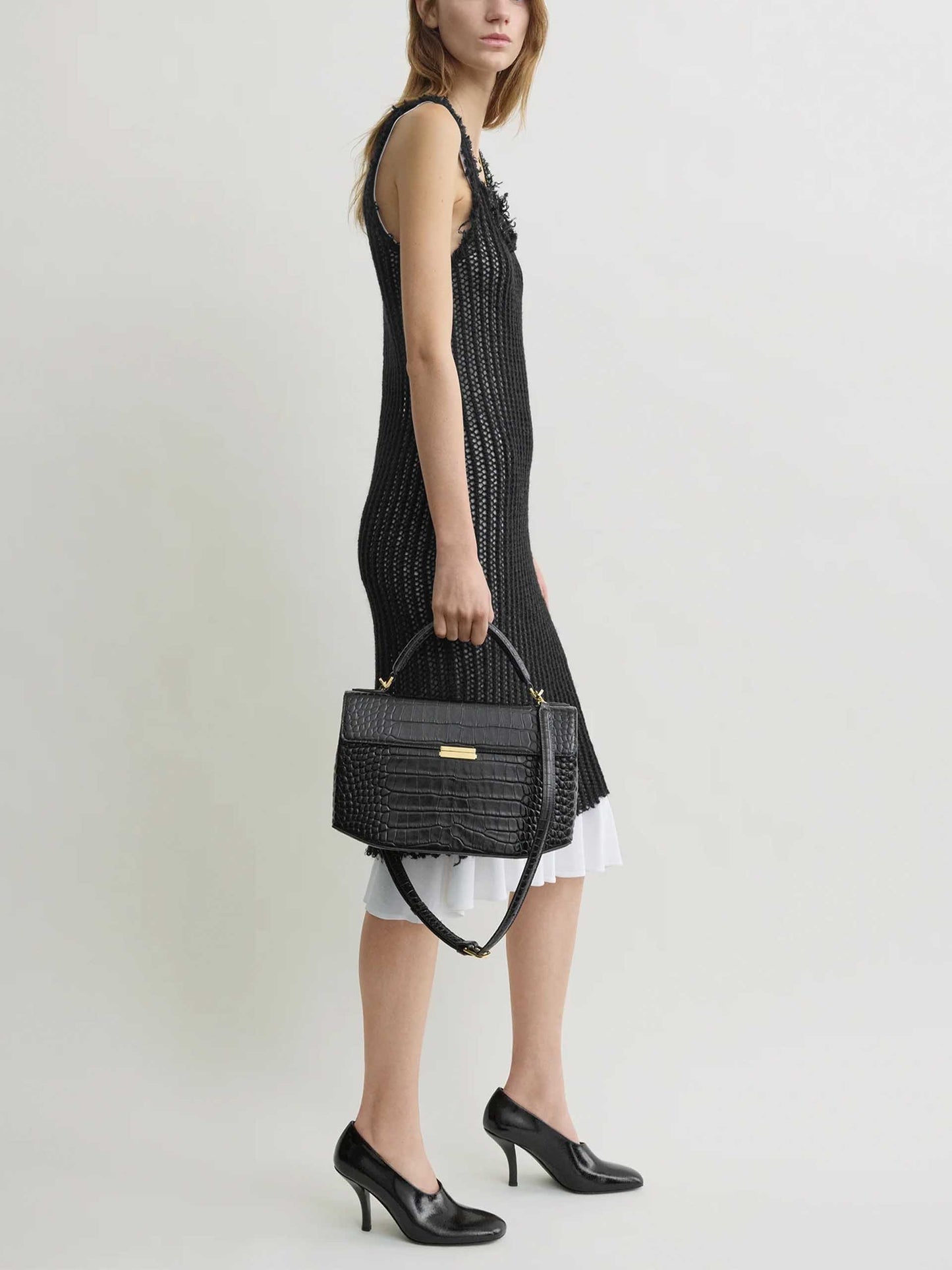 TOTEME - Henkeltasche Clip aus Leder