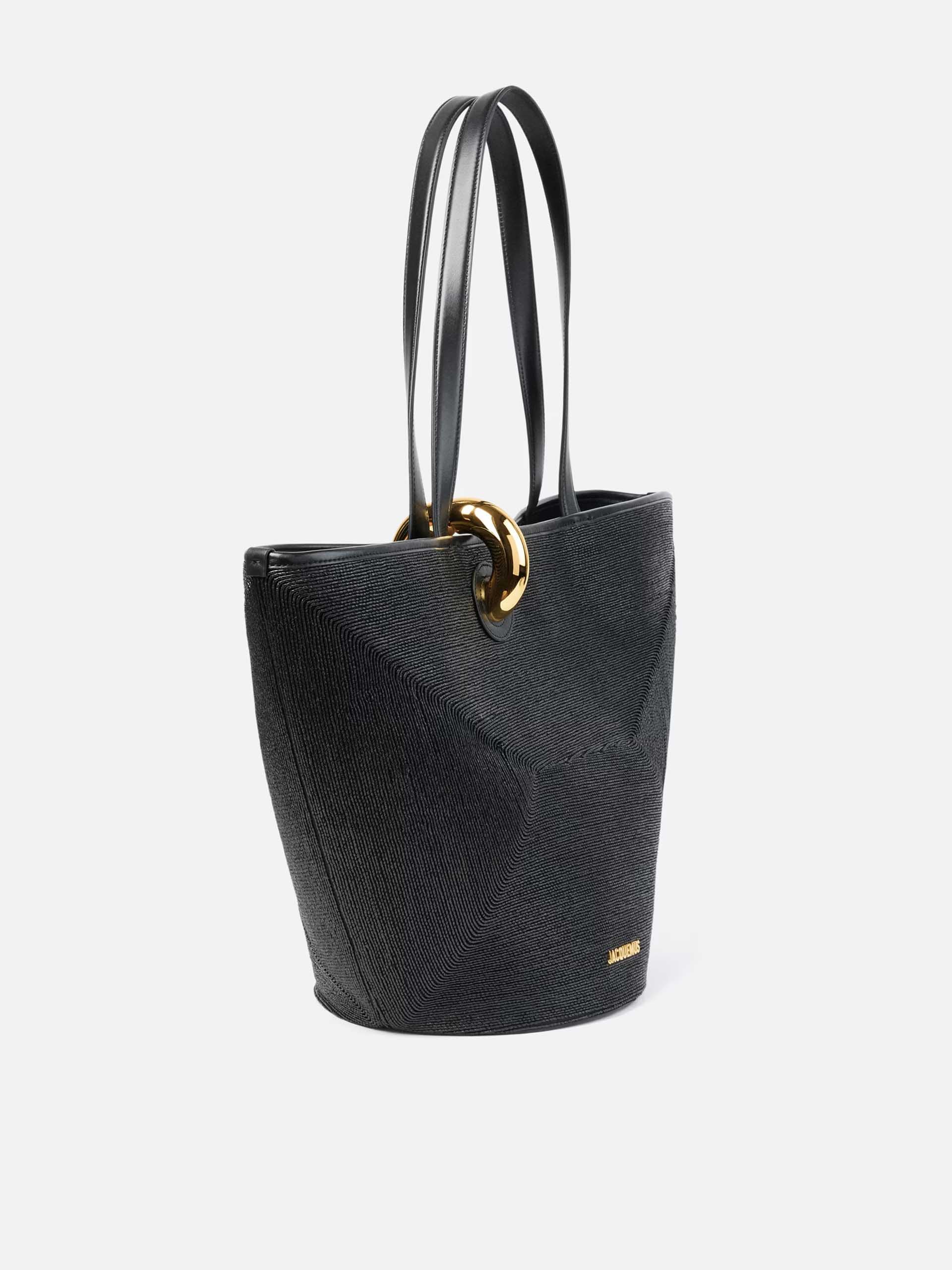 JACQUEMUS - Tote Bag Bambola mit Raffia-Stickerei