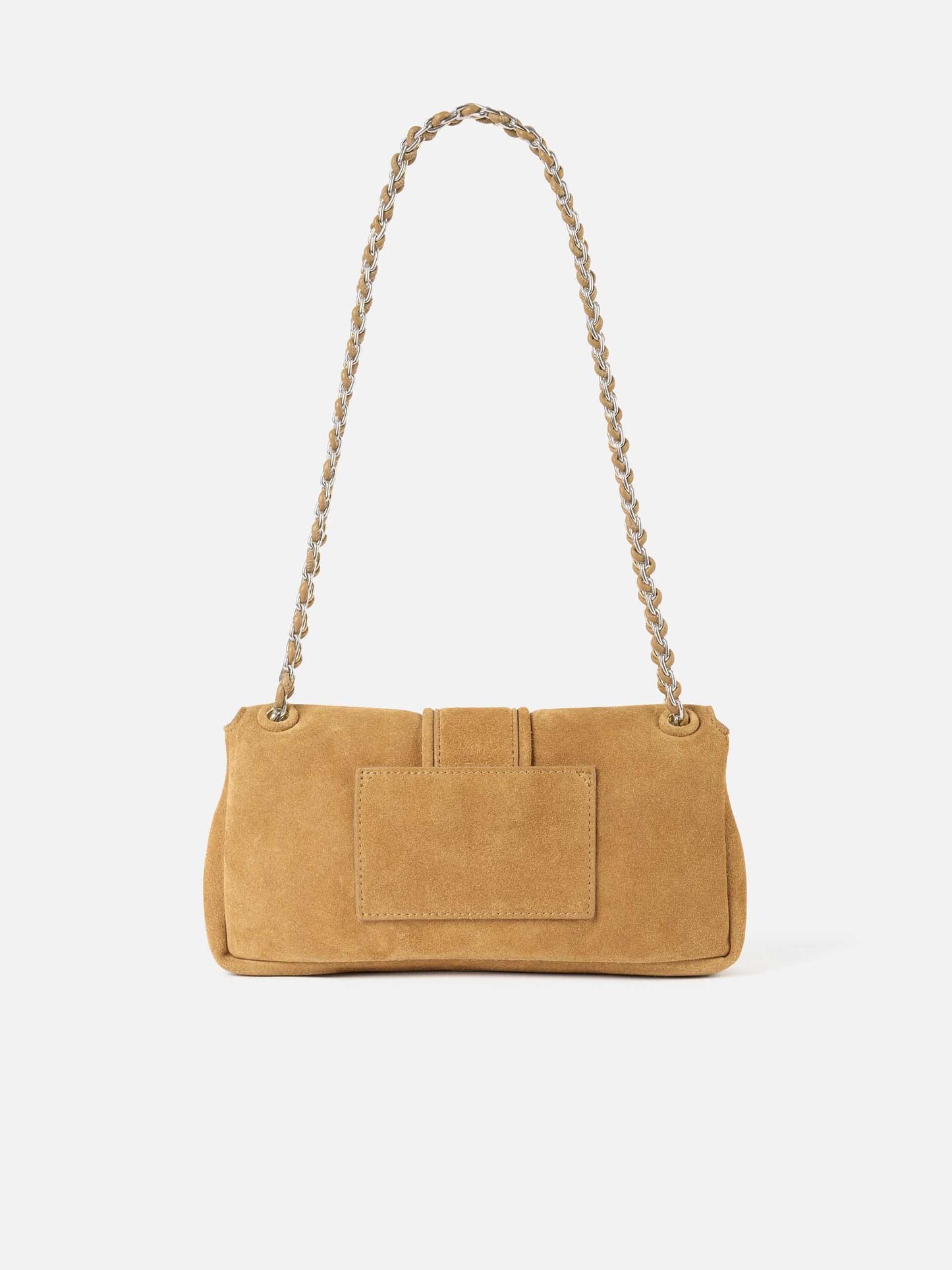 JACQUEMUS - Tasche Bambino Chaîne aus Veloursleder