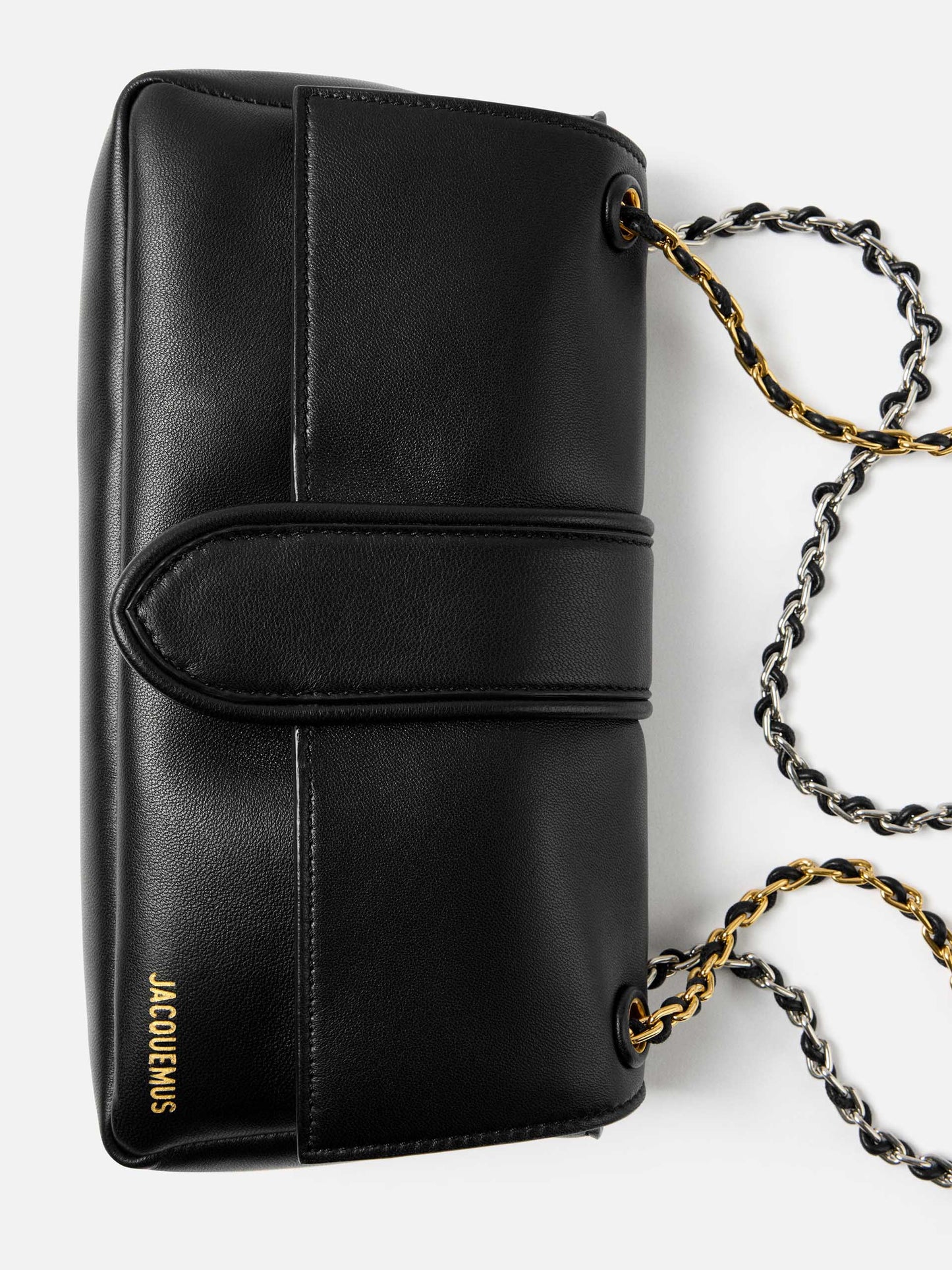 JACQUEMUS - Tasche Bambino Chaîne aus Nappaleder