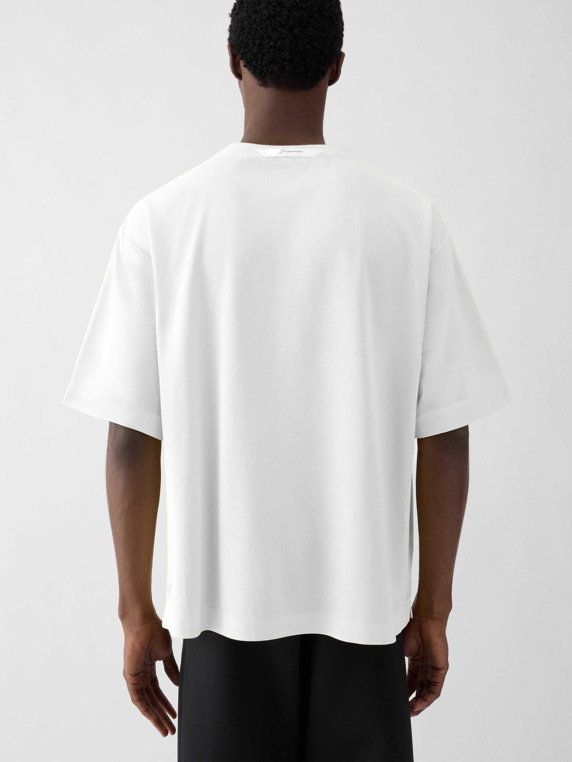 JACQUEMUS - T-Shirt Rond Carré für Herren Weiß - White