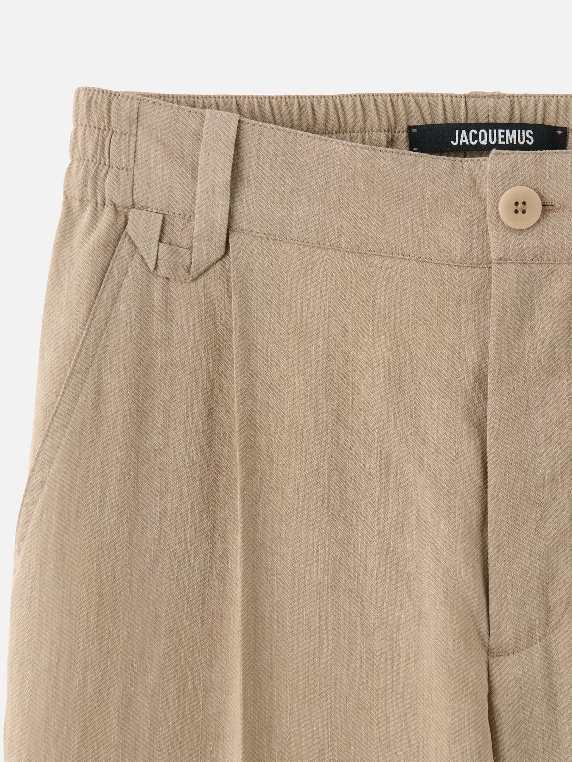 JACQUEMUS - Croisière trousers in linen blend for men – NEW TAKE FIVE