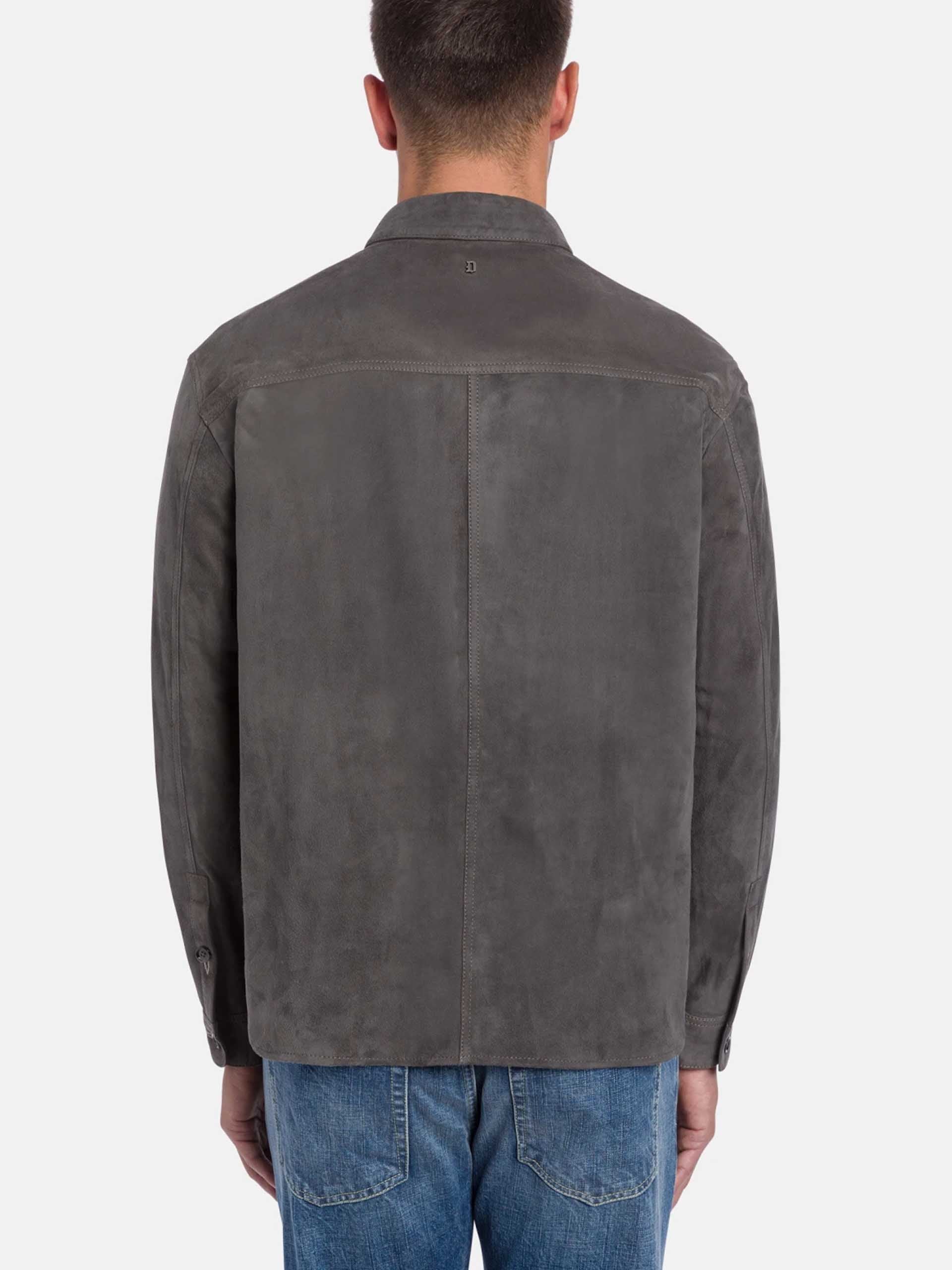 DONDUP - Overshirt aus Veloursleder für Herren