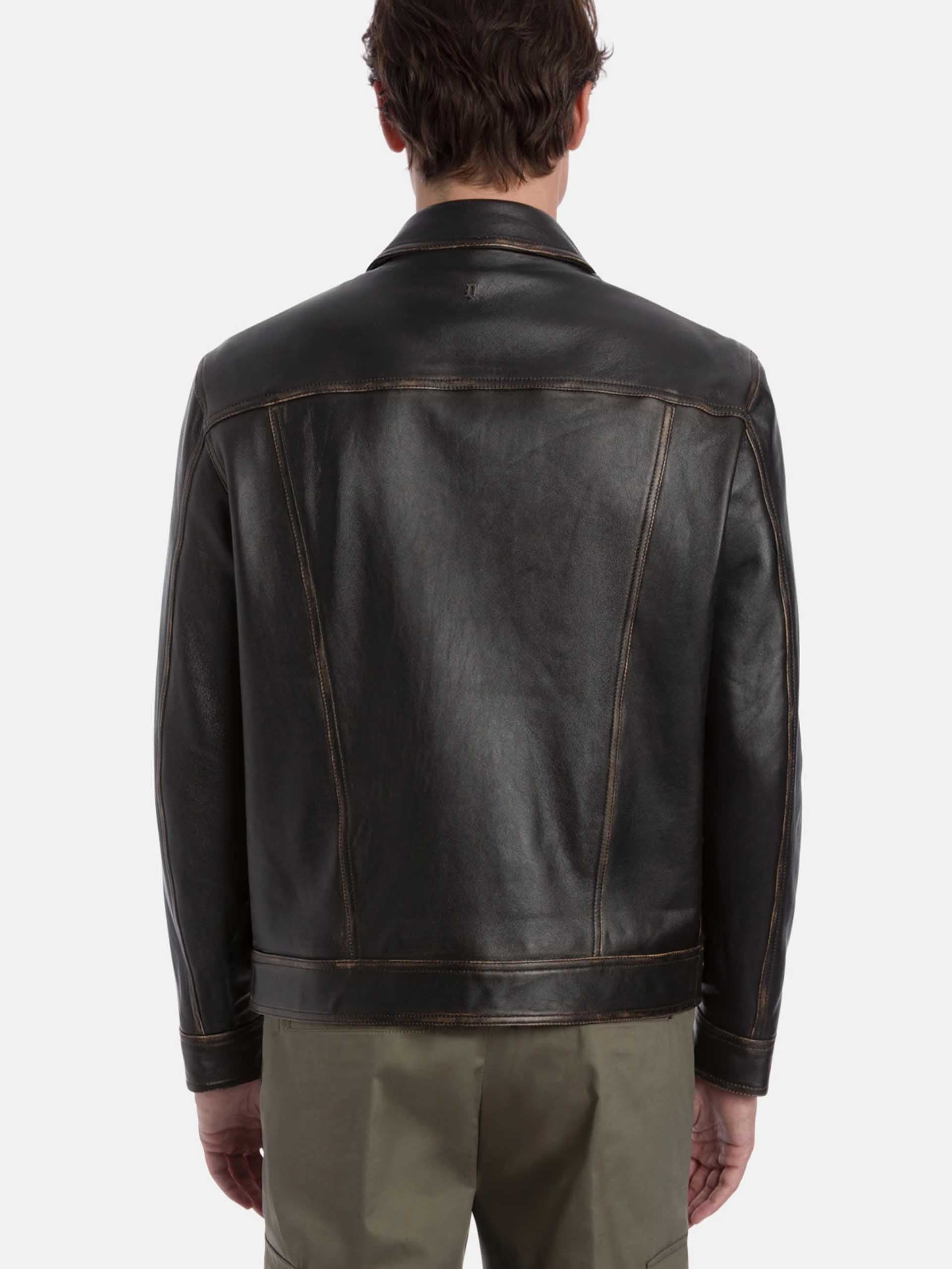 DONDUP - Bikerjacke aus Nappaleder für Herren