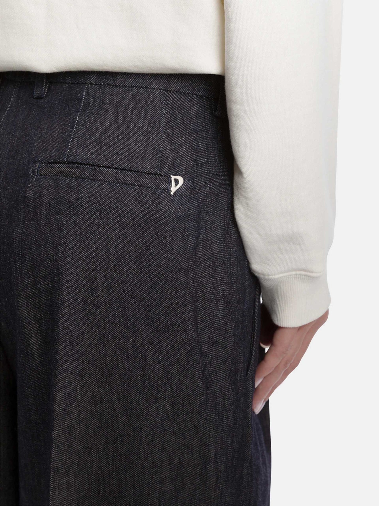 DONDUP - Wide-Leg Jeans mit Seide für Damen