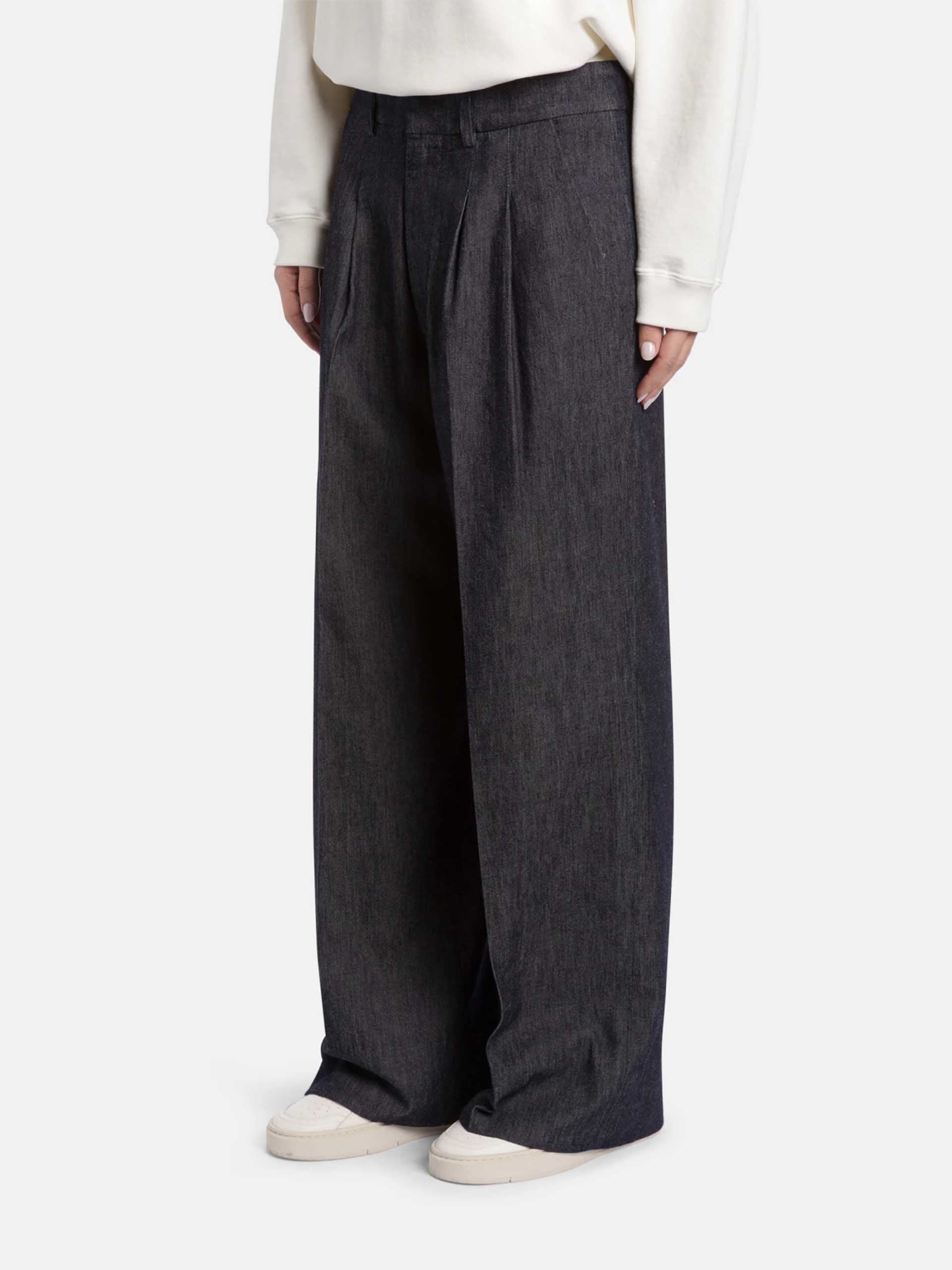 DONDUP - Wide-Leg Jeans mit Seide für Damen