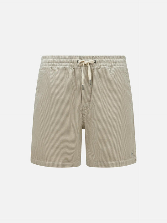 POLO RALPH LAUREN - Shorts Prepster aus Kordsamt für Herren Khaki Stone Grau