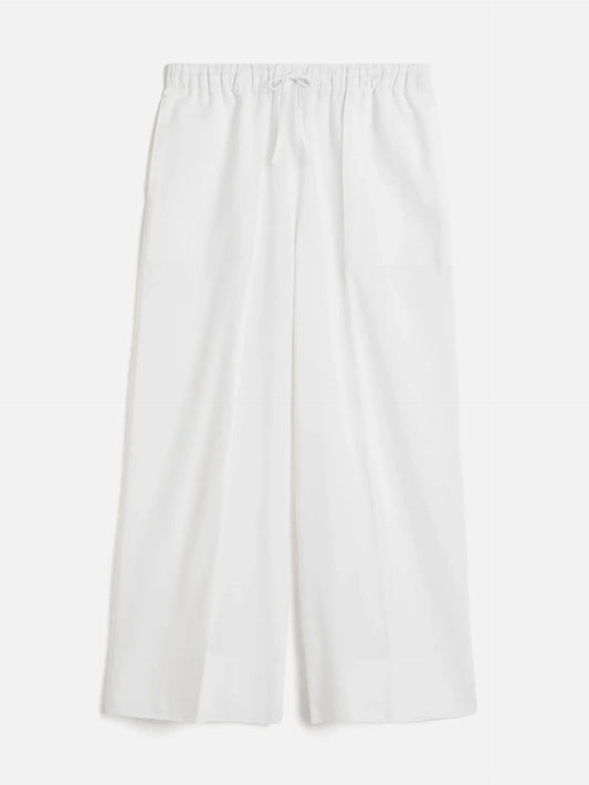 TOTEME - Leinenhose Wide summer trousers Weiß - White
