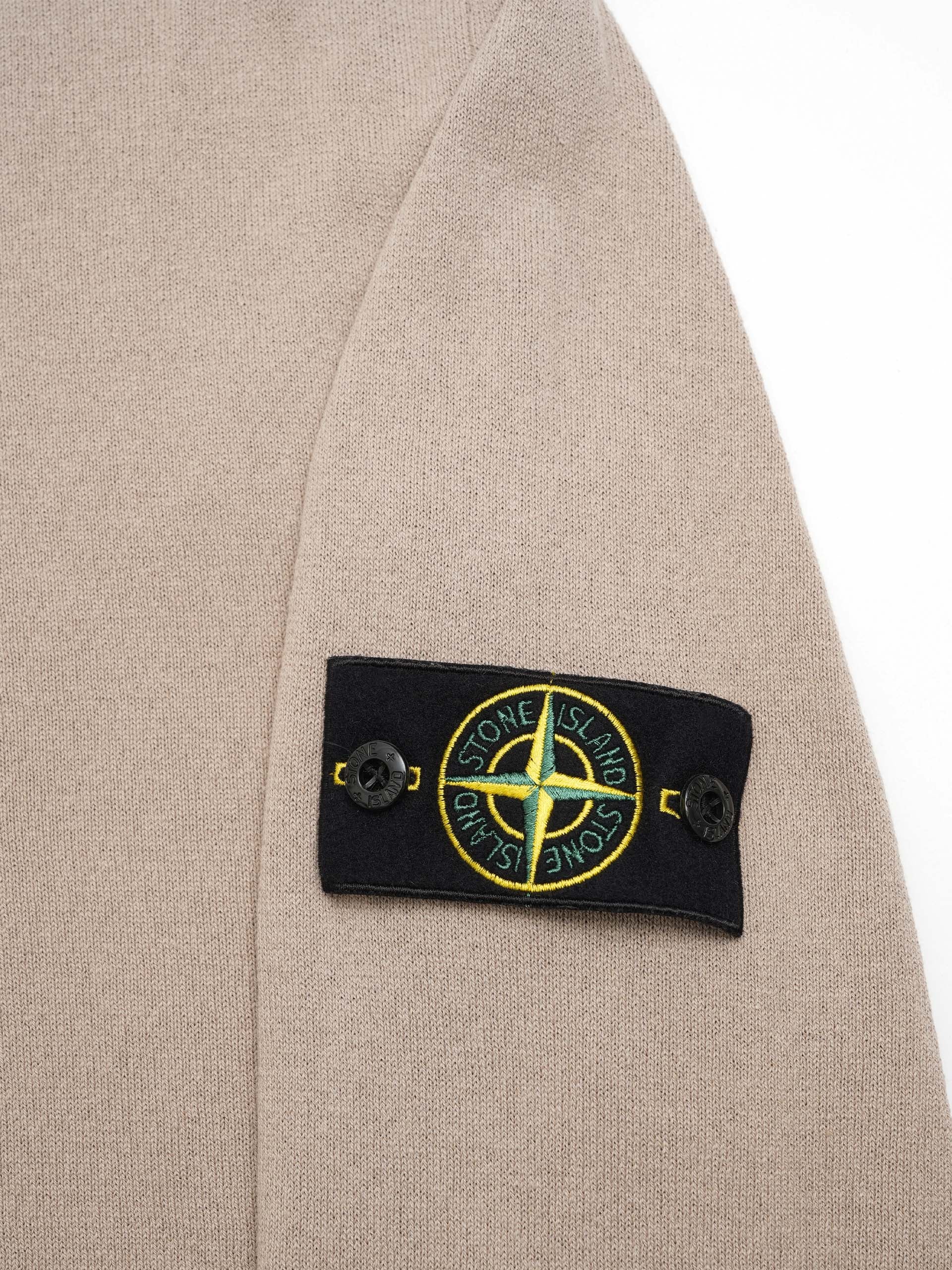 STONE ISLAND - Strickpullover aus Bio-Baumwolle für Herren Sand Beige