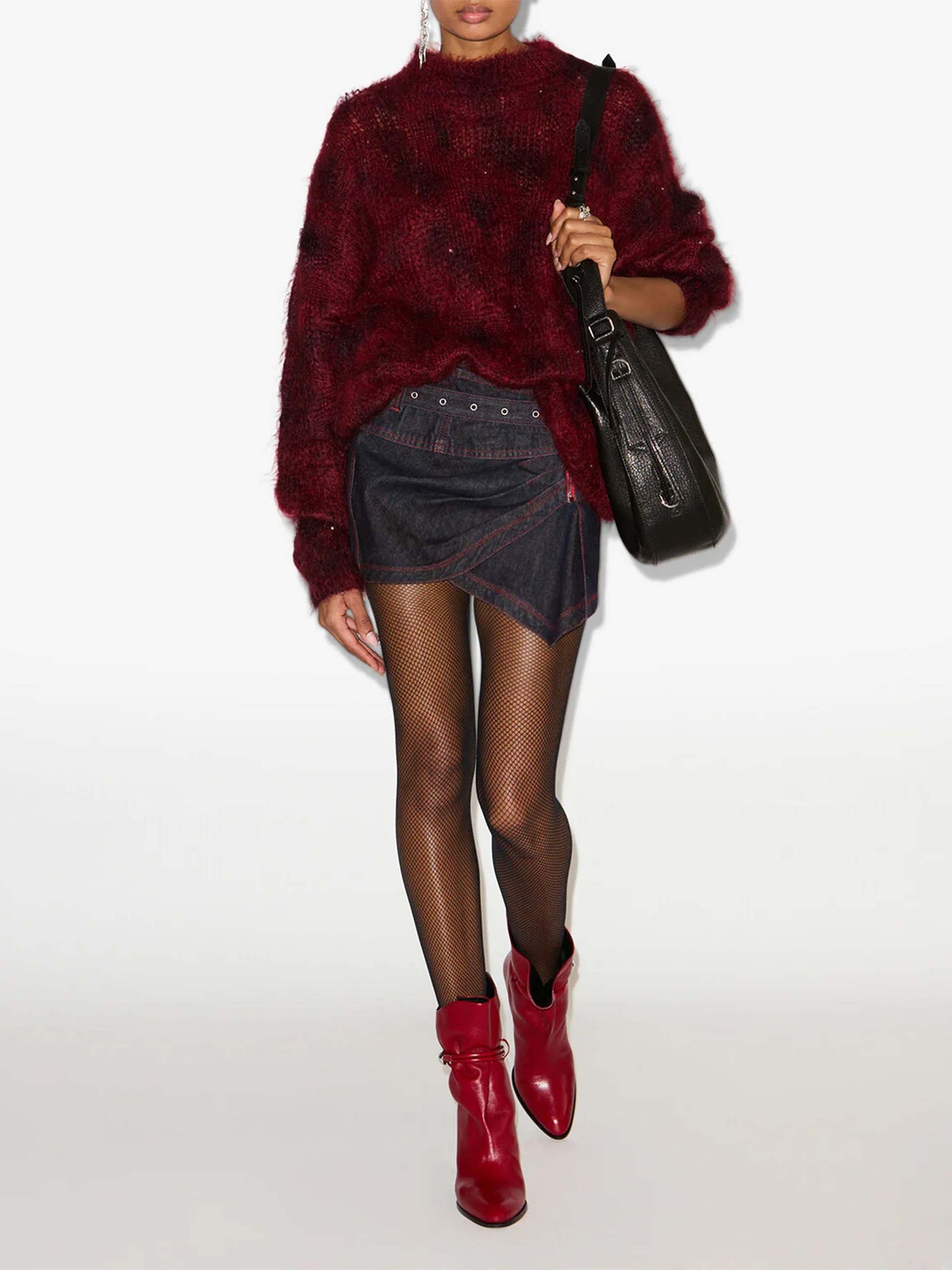 ISABEL MARANT - Schultertasche Bolton Hobo aus Leder