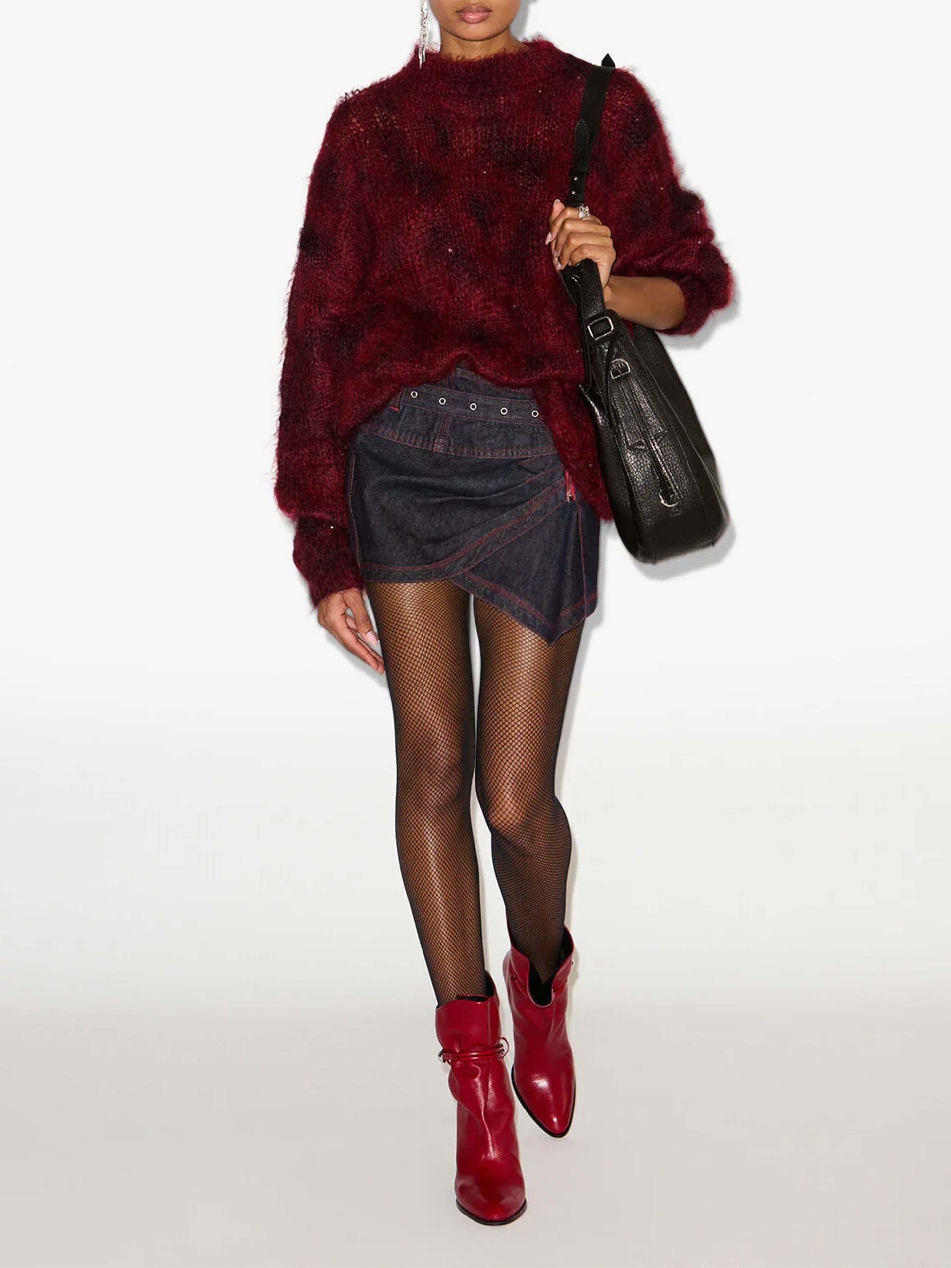 ISABEL MARANT - Schultertasche Bolton Hobo aus Leder